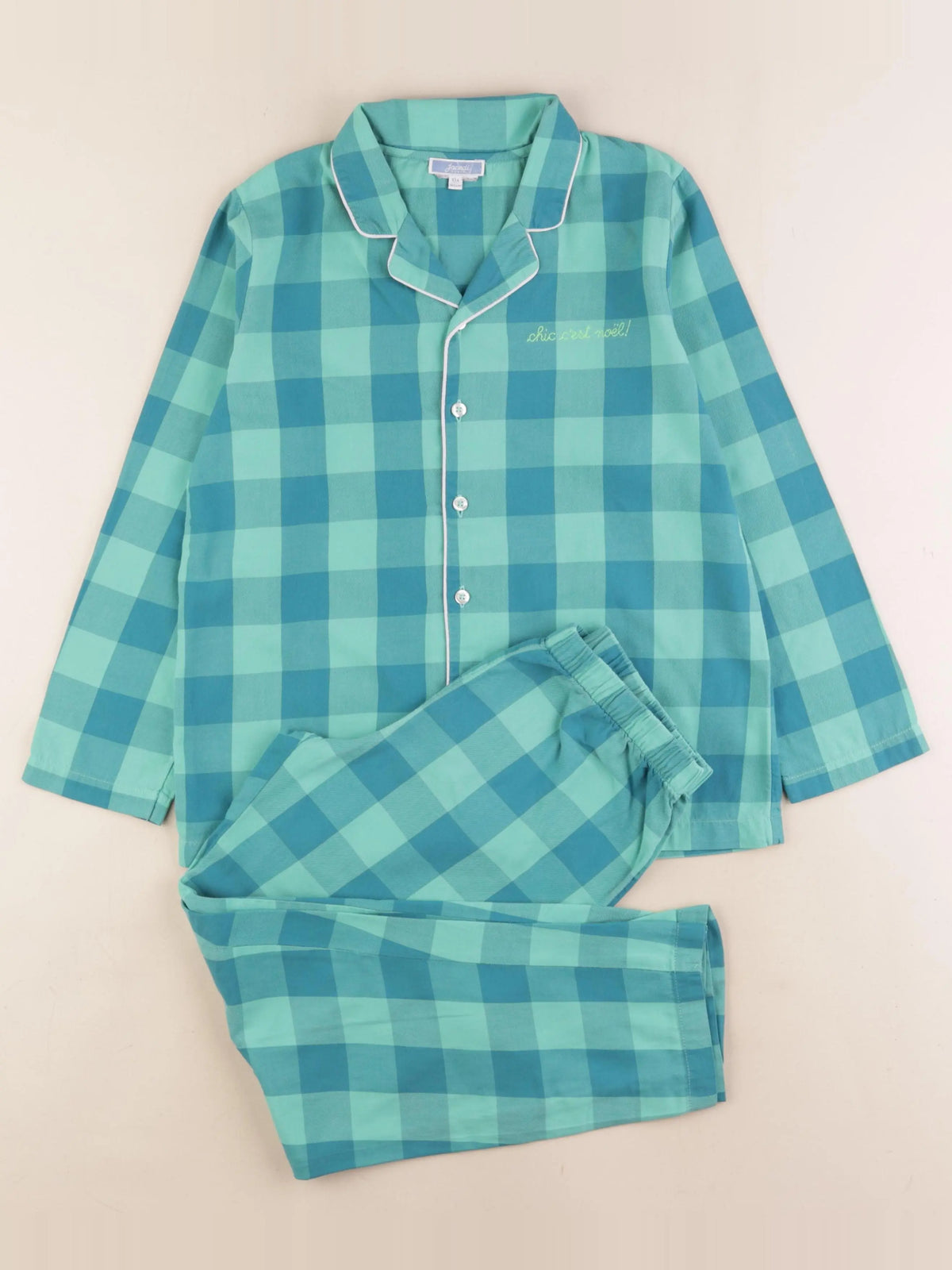 Jacadi - pyjama coton vert - 10 ans