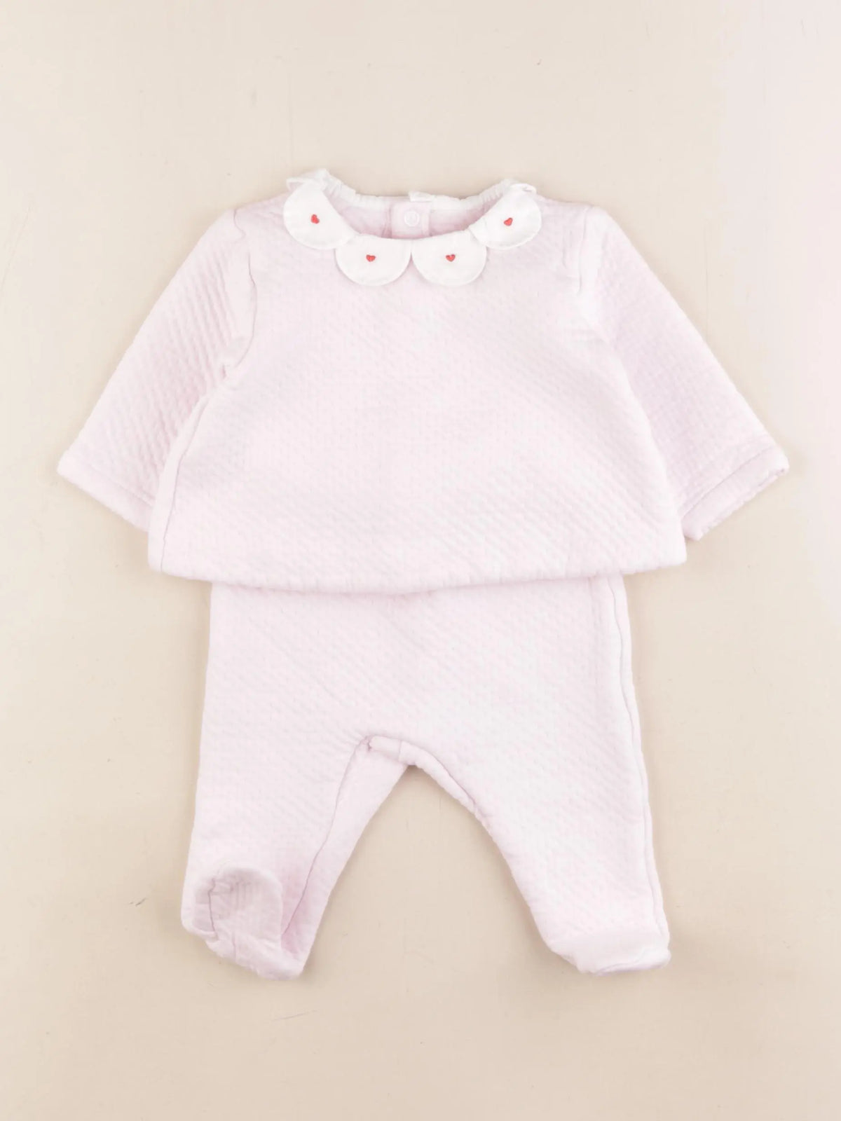 Jacadi - ensemble rose - 6 mois