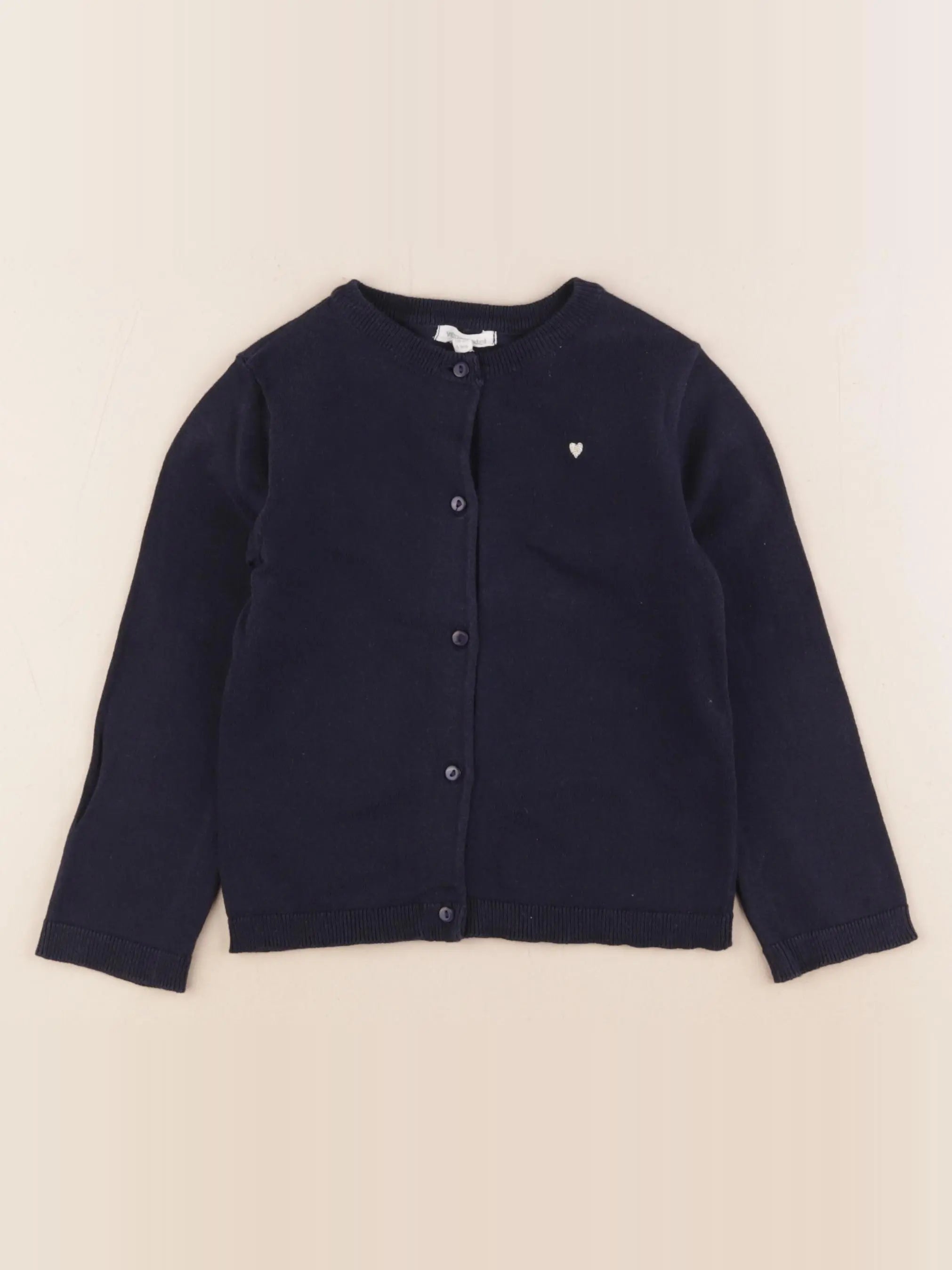 Vertbaudet - gilet bleu - 4 ans