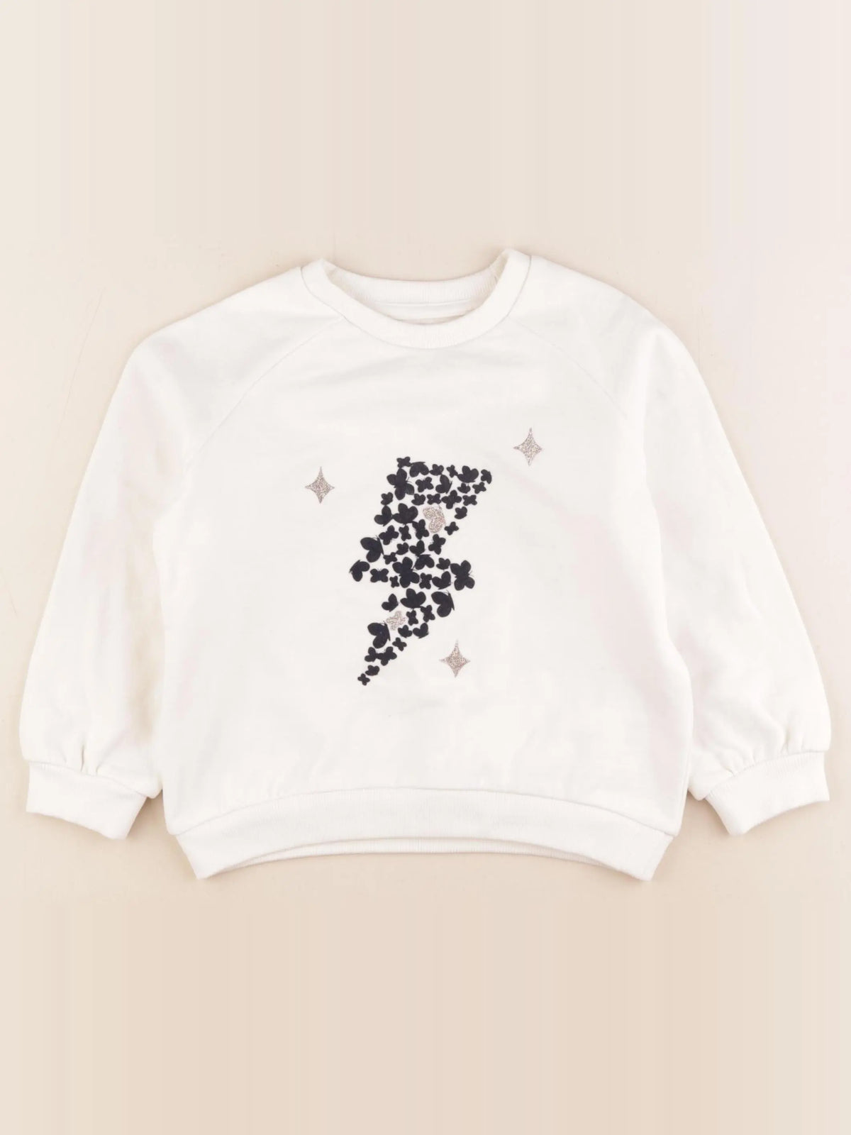 Vertbaudet - sweat beige - 5 ans