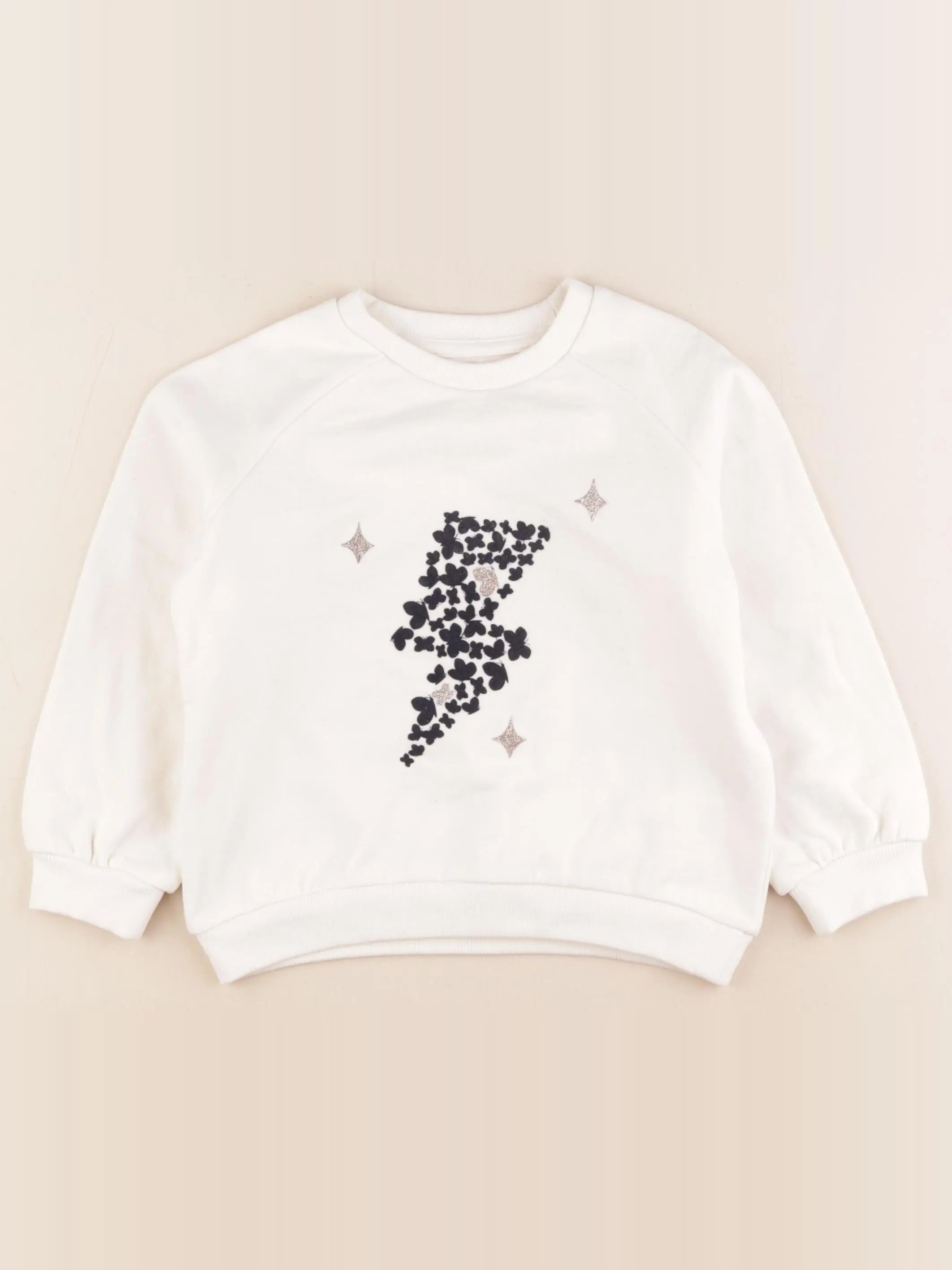 Vertbaudet - sweat beige - 5 ans