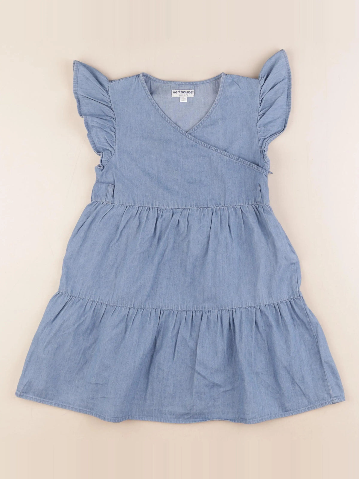Vertbaudet - robe bleu - 6 ans
