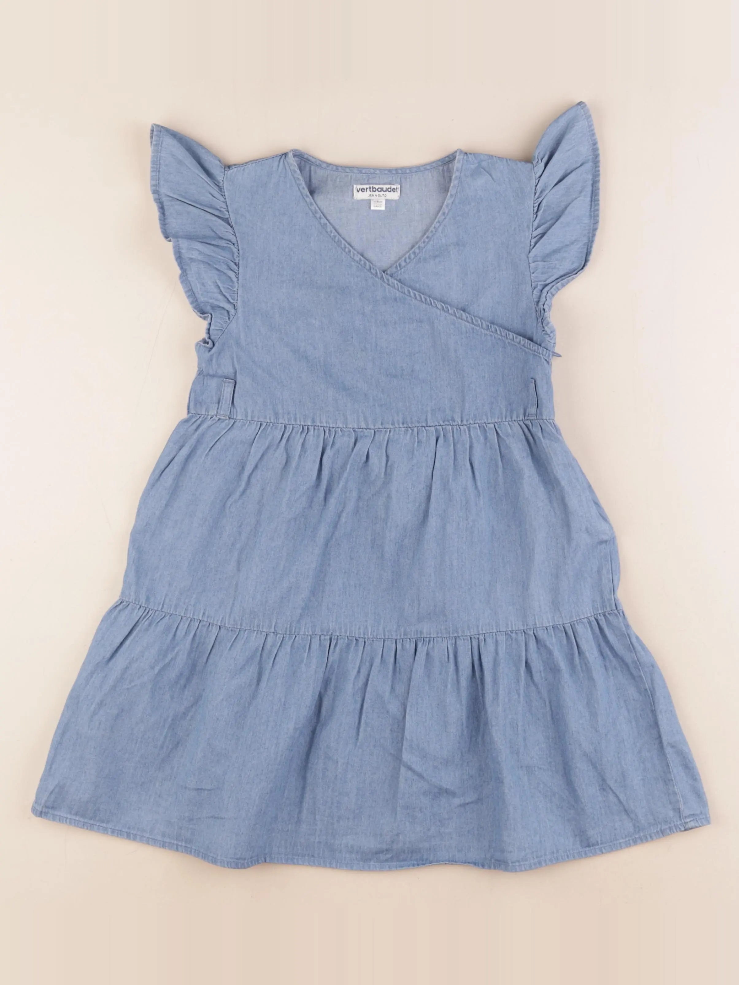 Vertbaudet - robe bleu - 6 ans