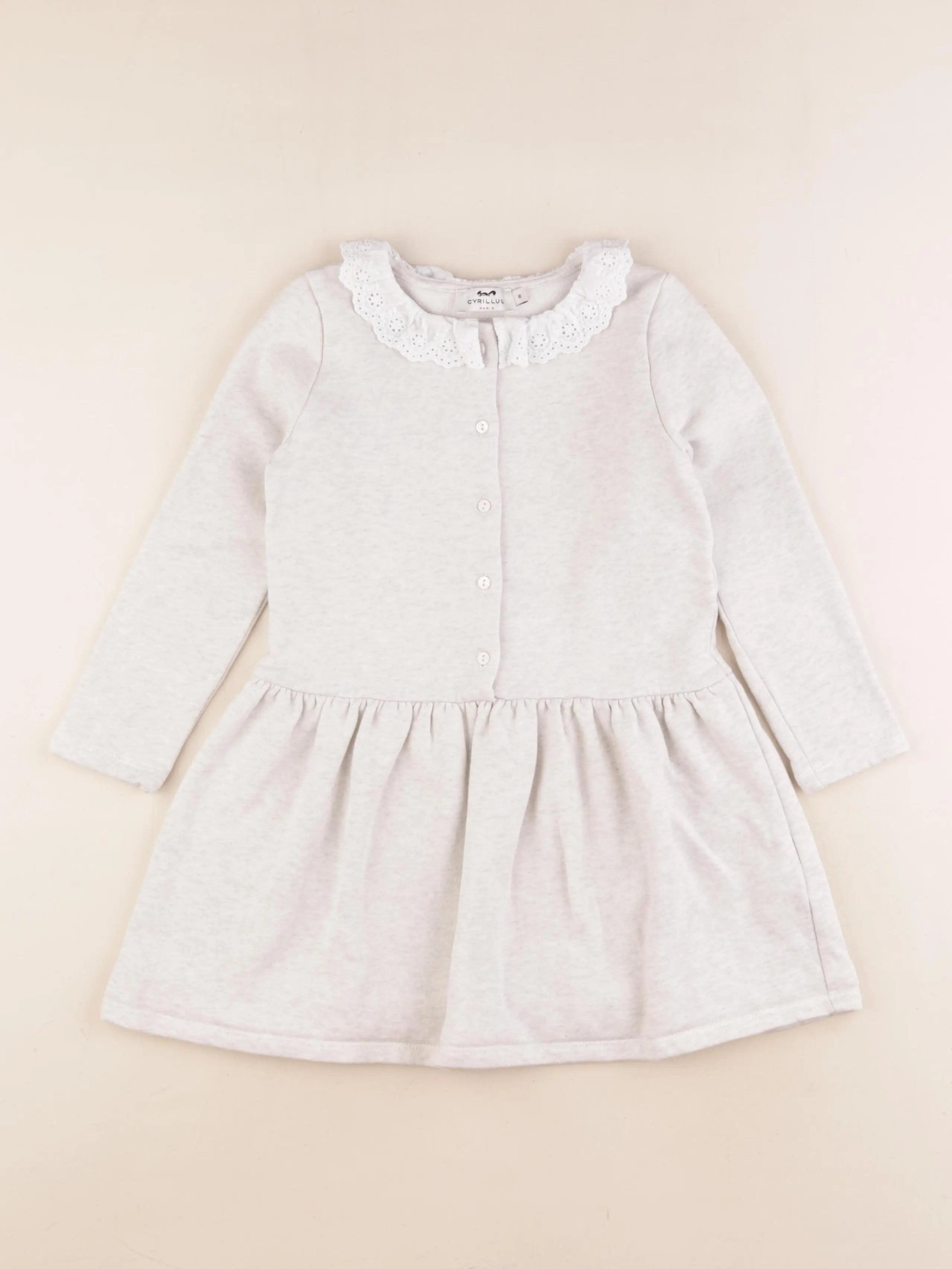 Cyrillus - robe gris - 6 ans