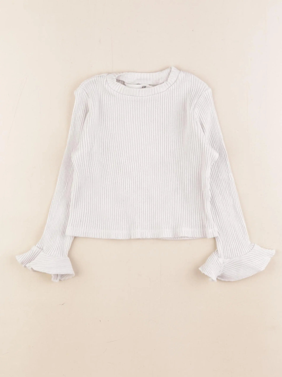 H&M - tee-shirt argent, blanc - 2/4 ans