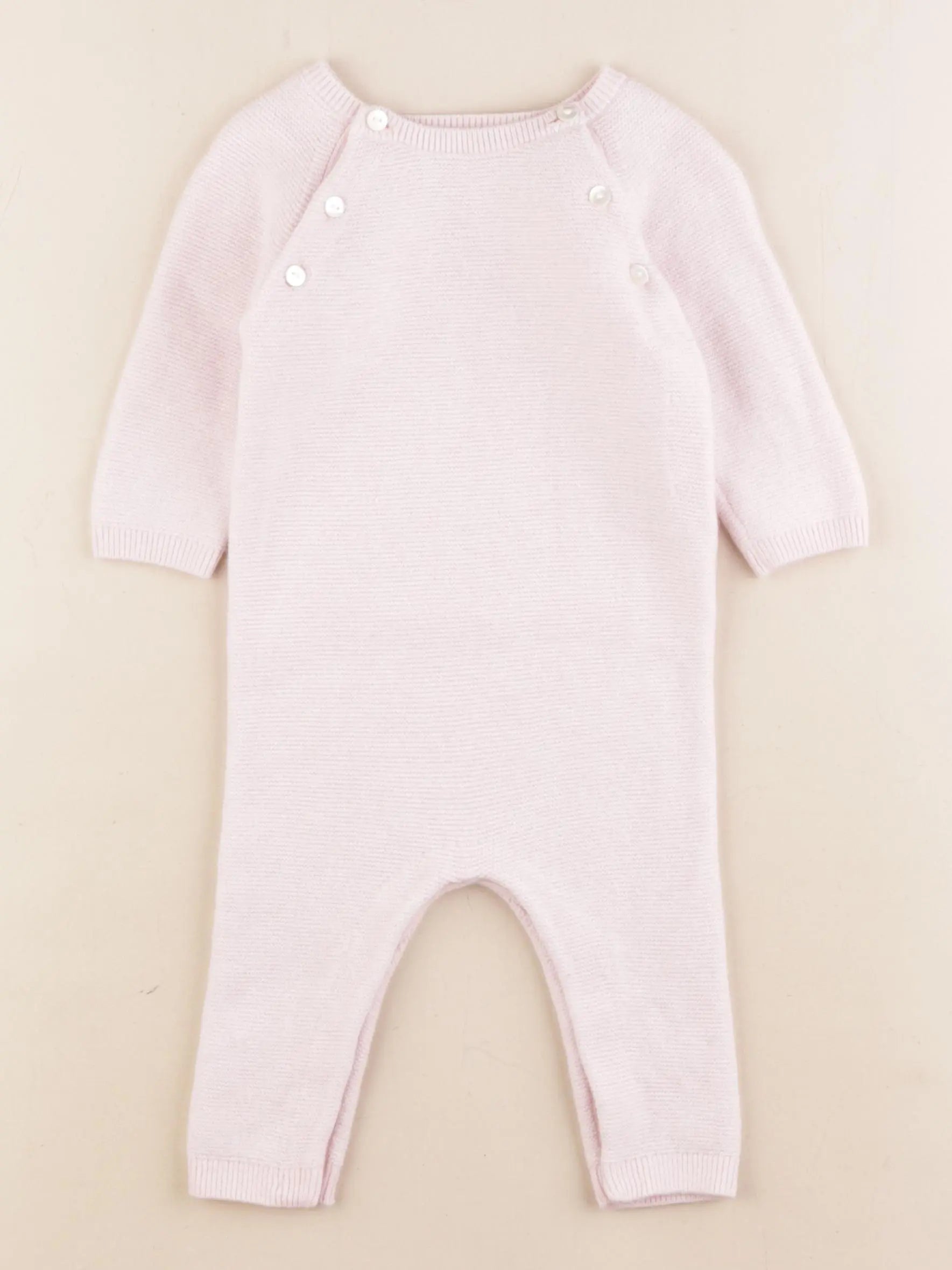 Jacadi - combinaison rose - 6 mois