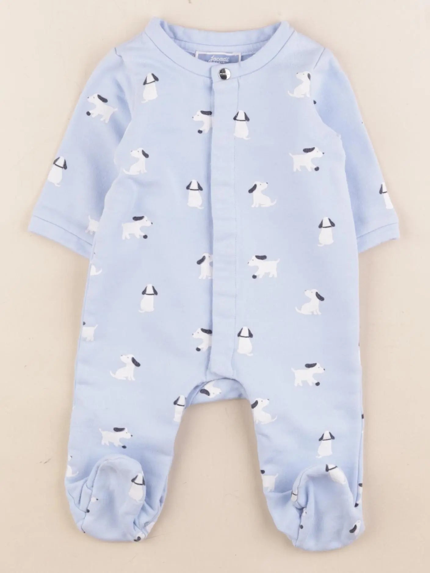 Jacadi - pyjama coton bleu - 3 mois