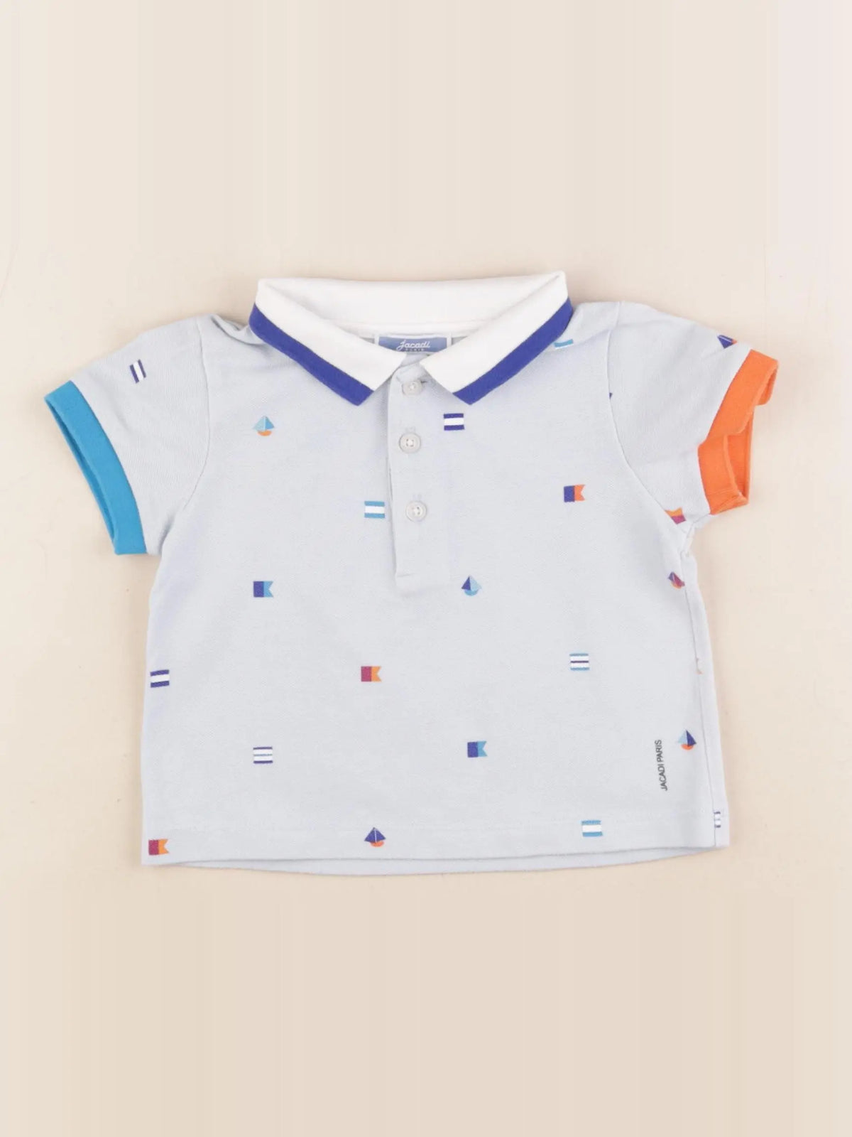 Jacadi - polo bleu - 18 mois