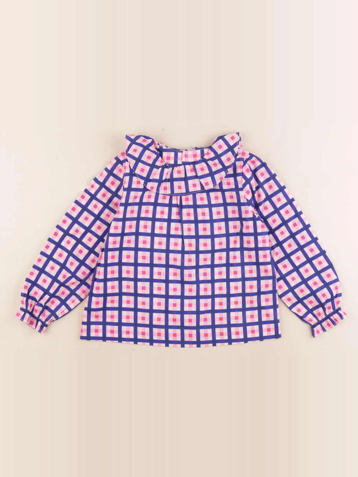 Jacadi - blouse bleu, rose - 5 ans