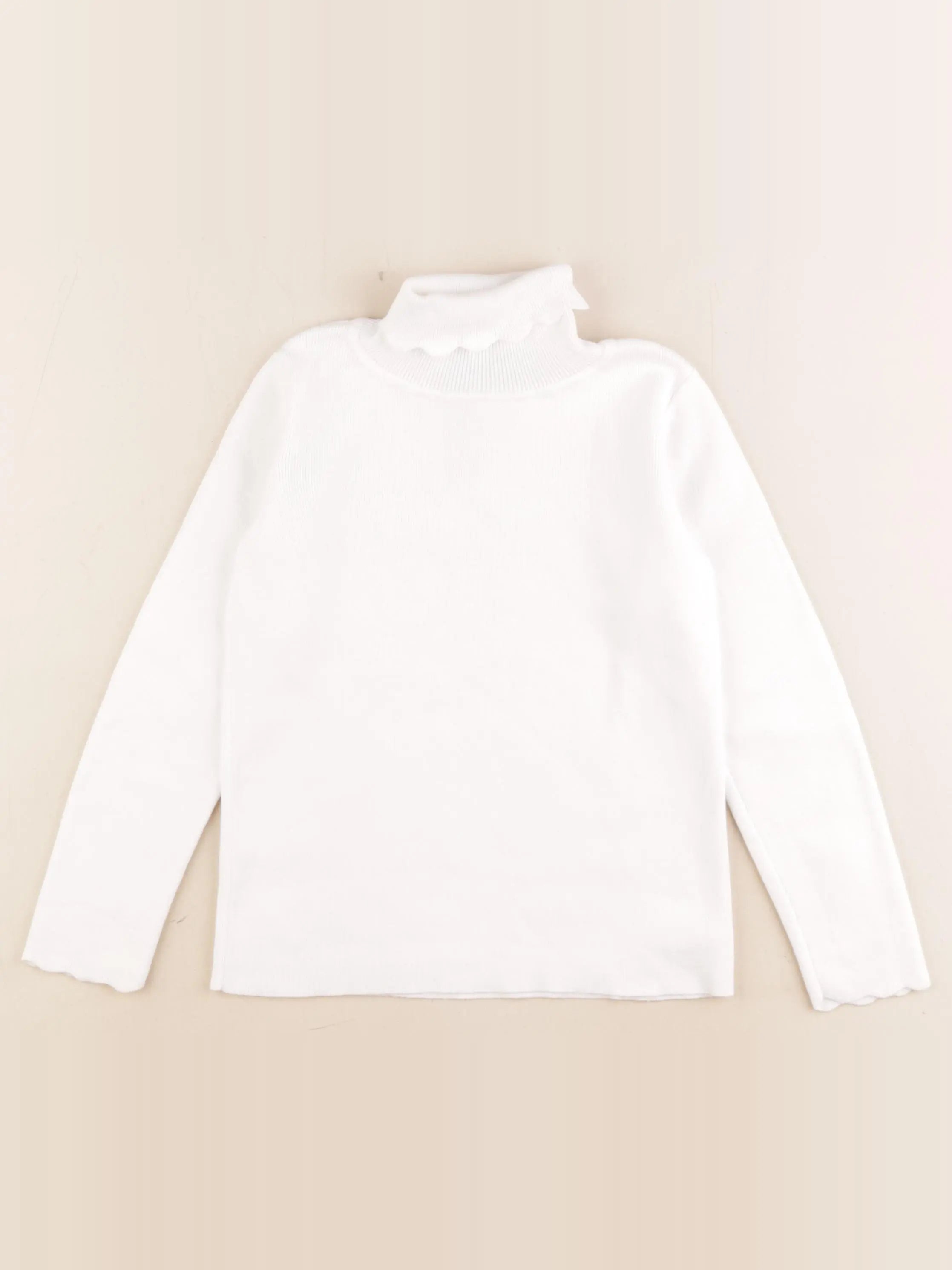 Jacadi - sous-pull blanc - 6 ans