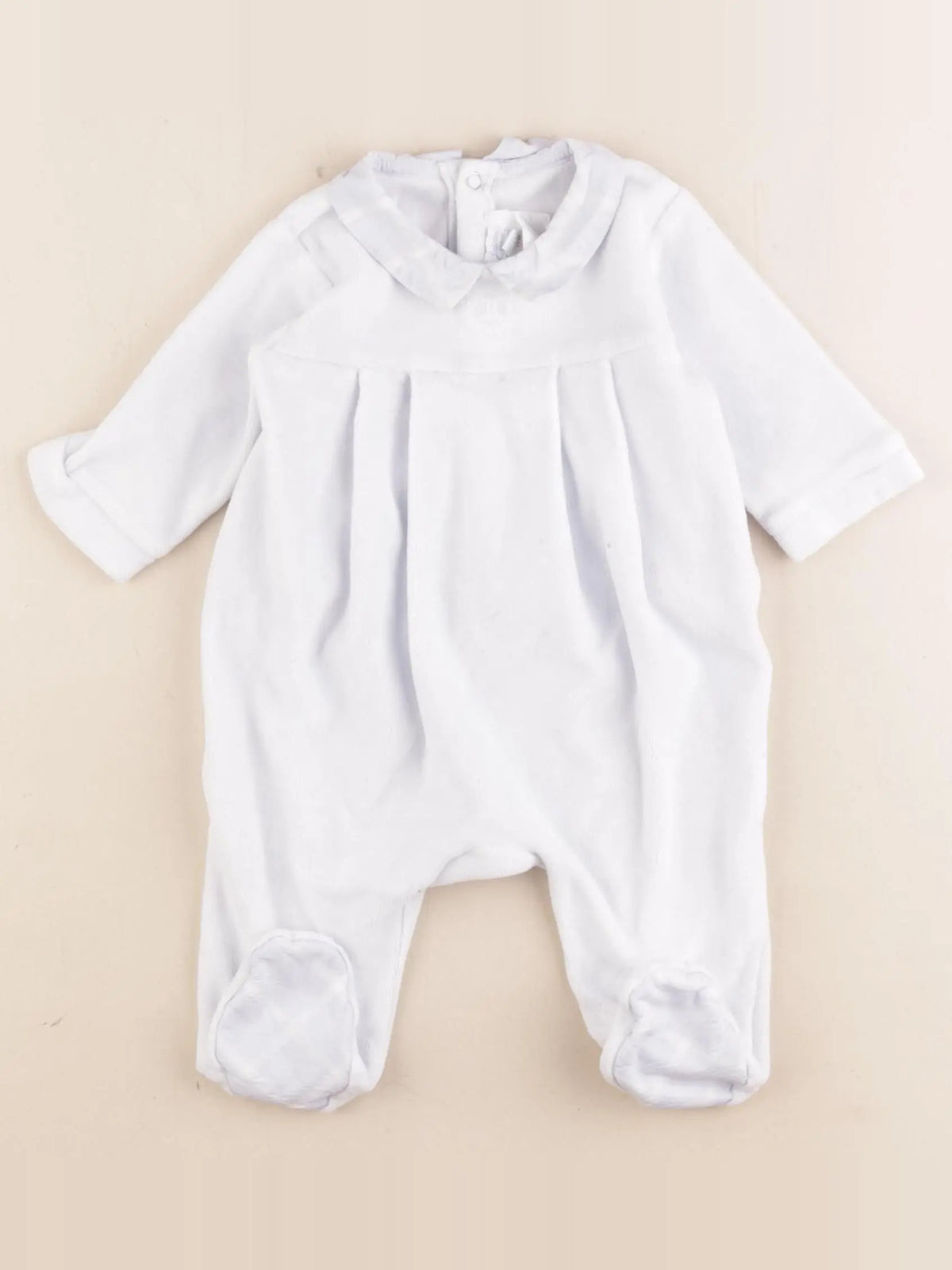 Jacadi - pyjama velours bleu - 3 mois