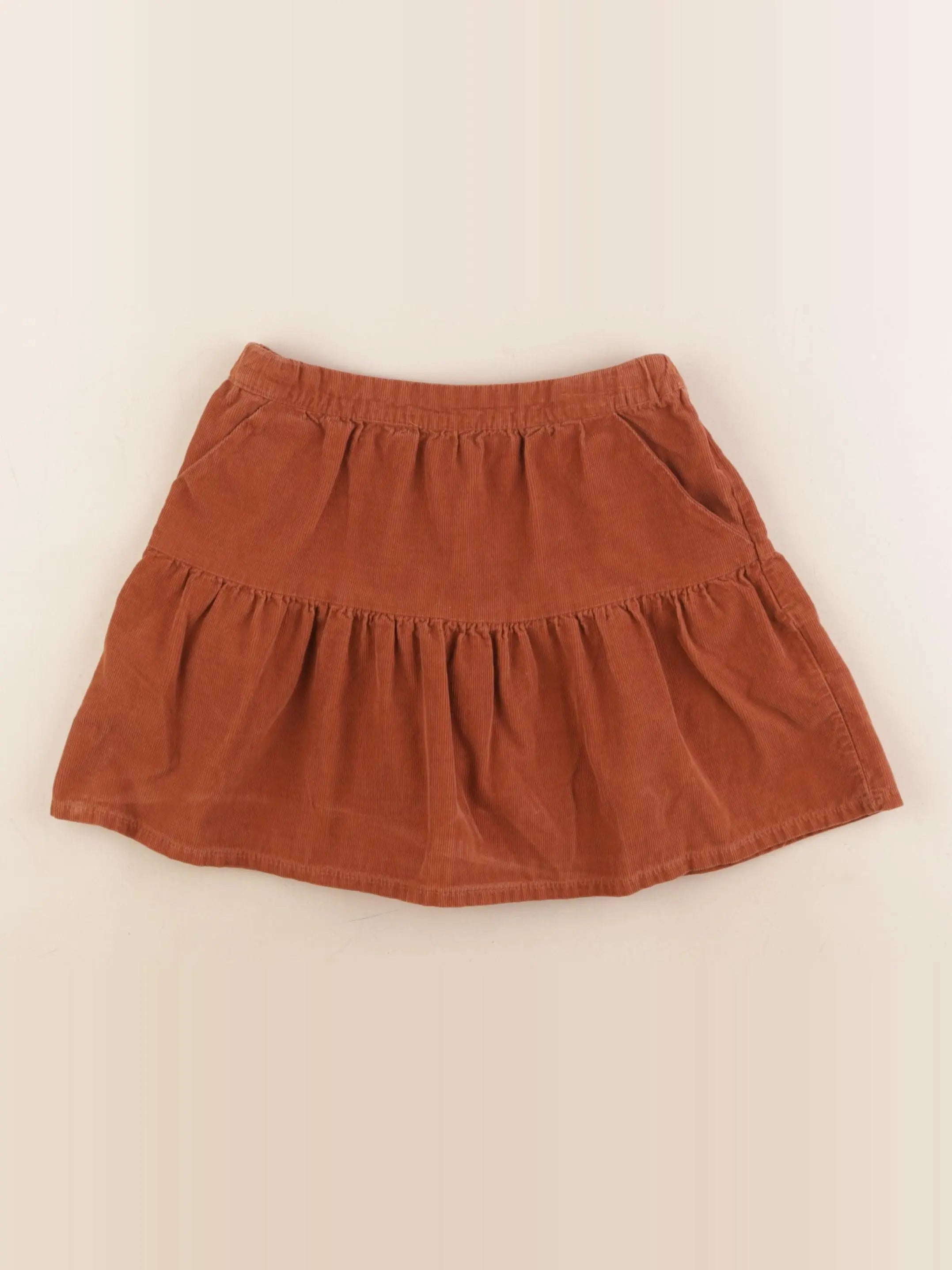 Vertbaudet - jupe marron - 8 ans