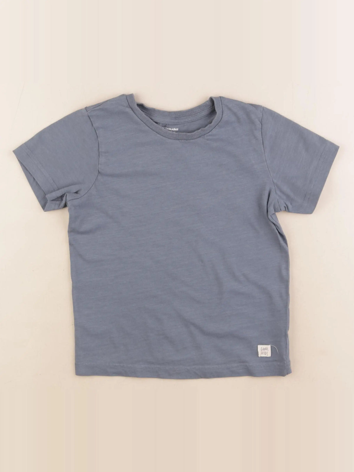 Vertbaudet - tee-shirt bleu - 6 ans