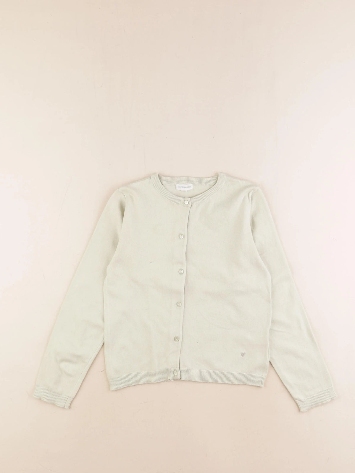 Vertbaudet - gilet vert - 8 ans