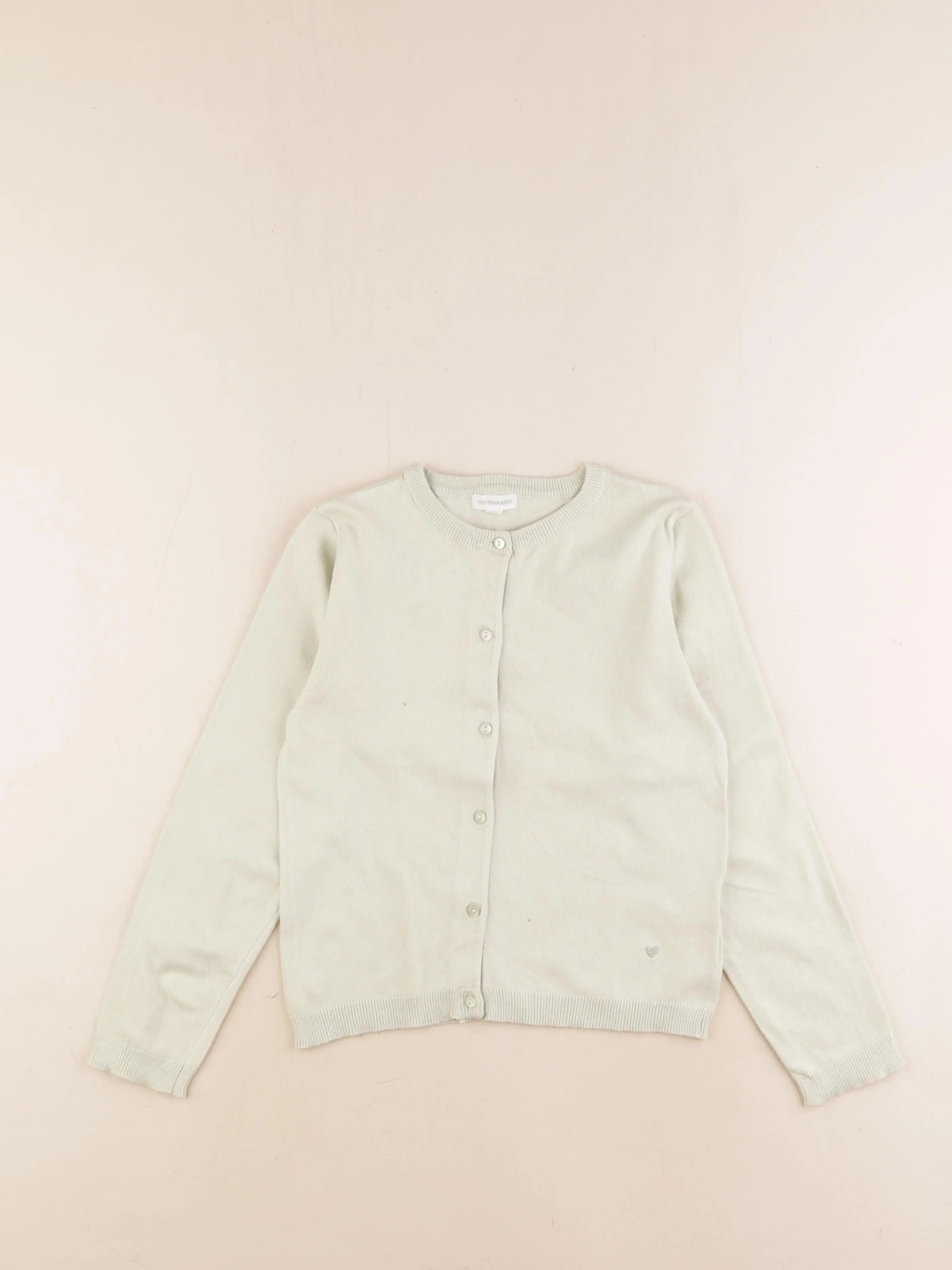 Vertbaudet - gilet vert - 8 ans