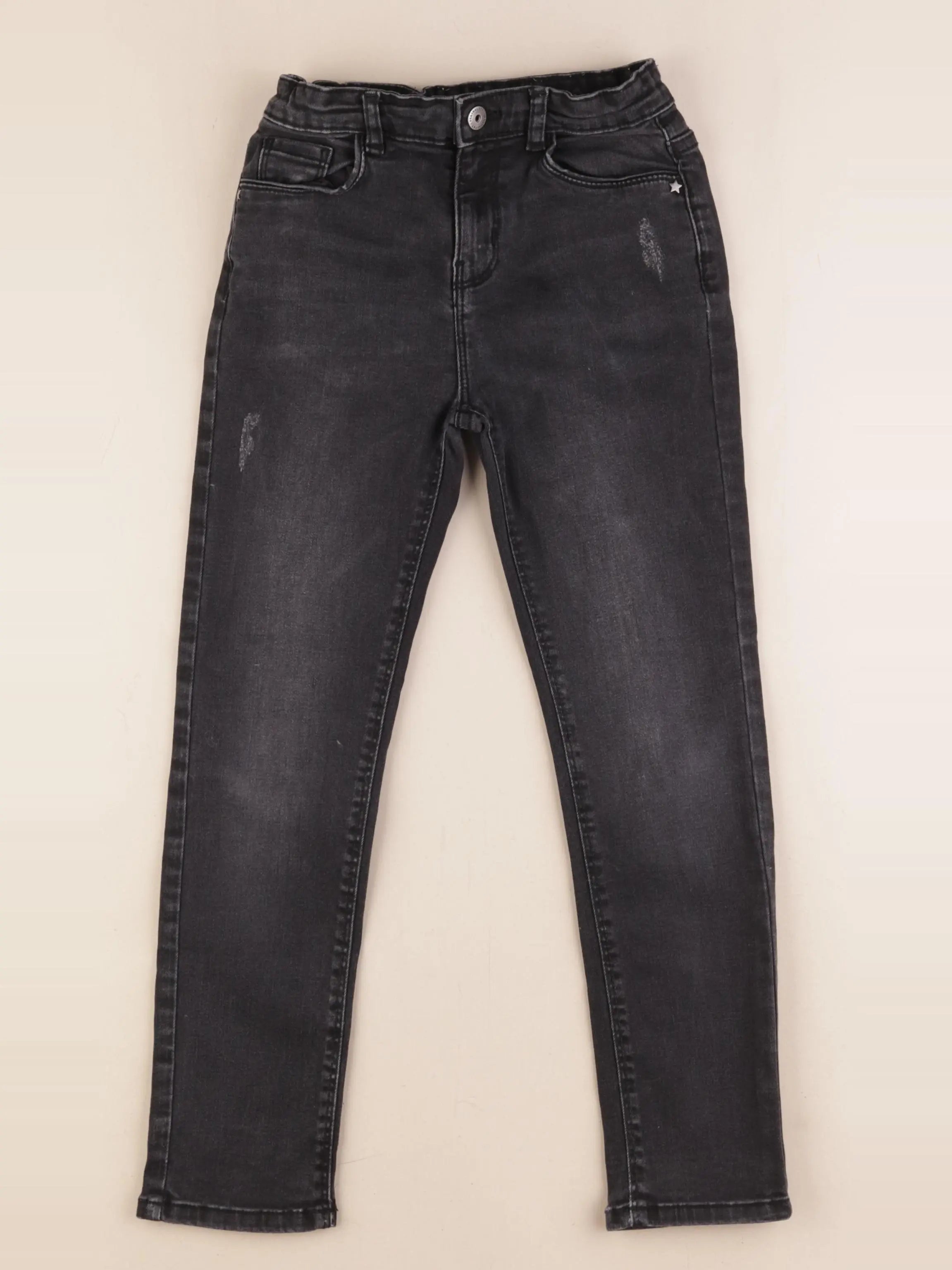 Vertbaudet - jean noir - 8 ans