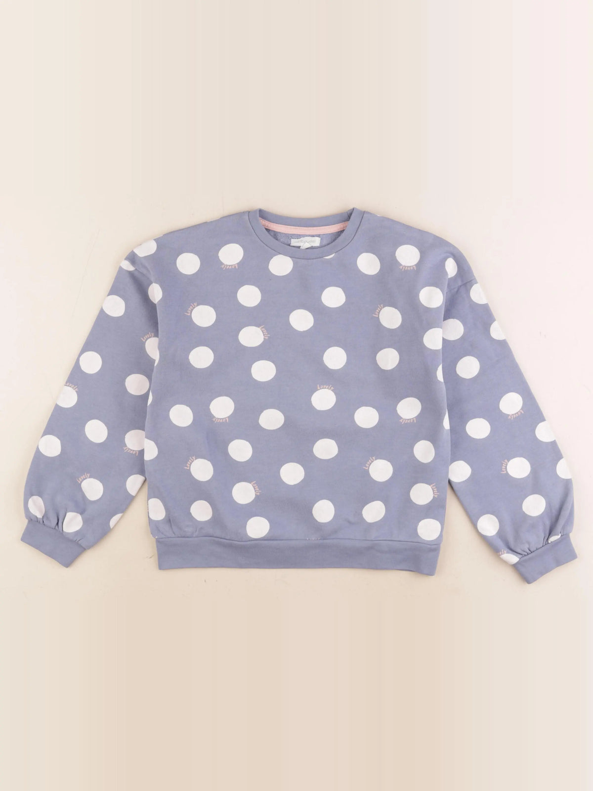 Vertbaudet - sweat bleu - 8 ans