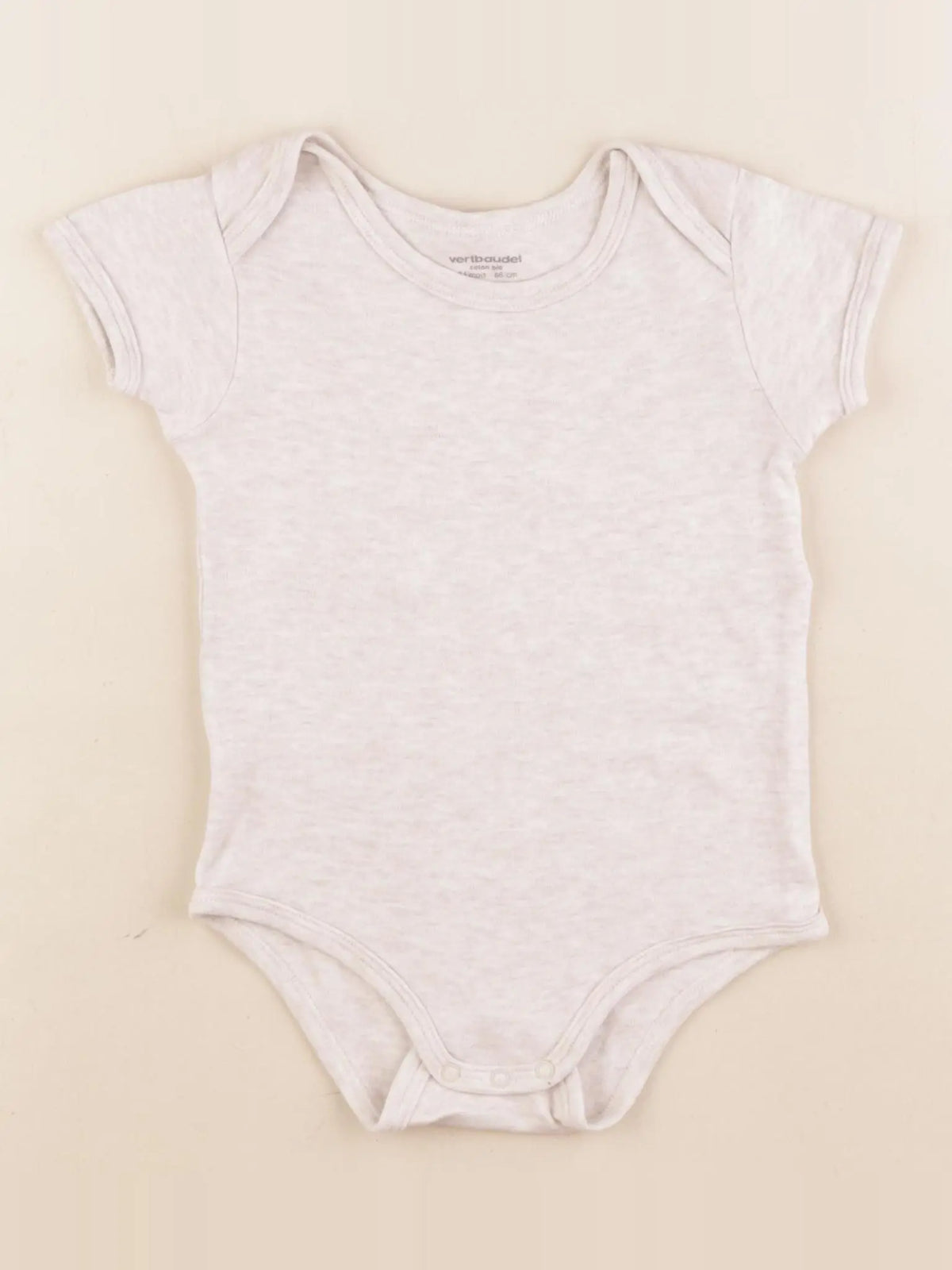 Vertbaudet - body beige - 24 mois