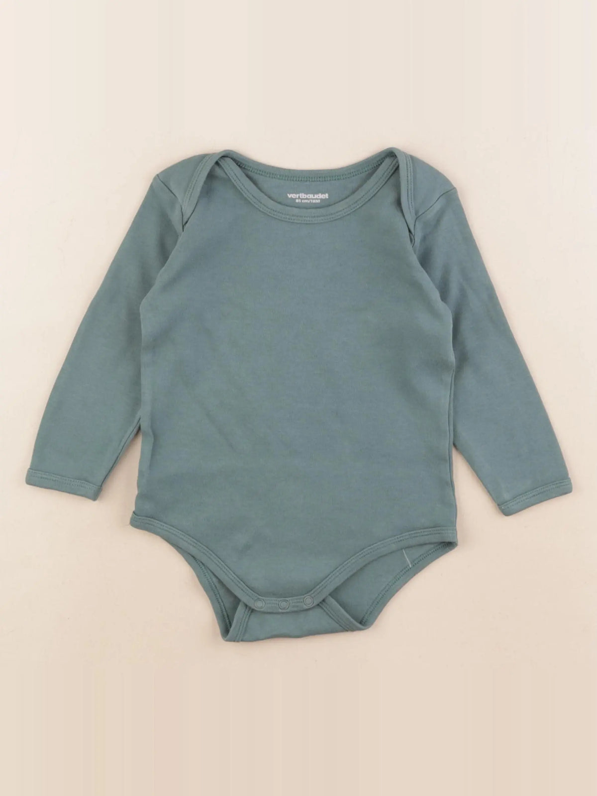 Vertbaudet - body vert - 18 mois