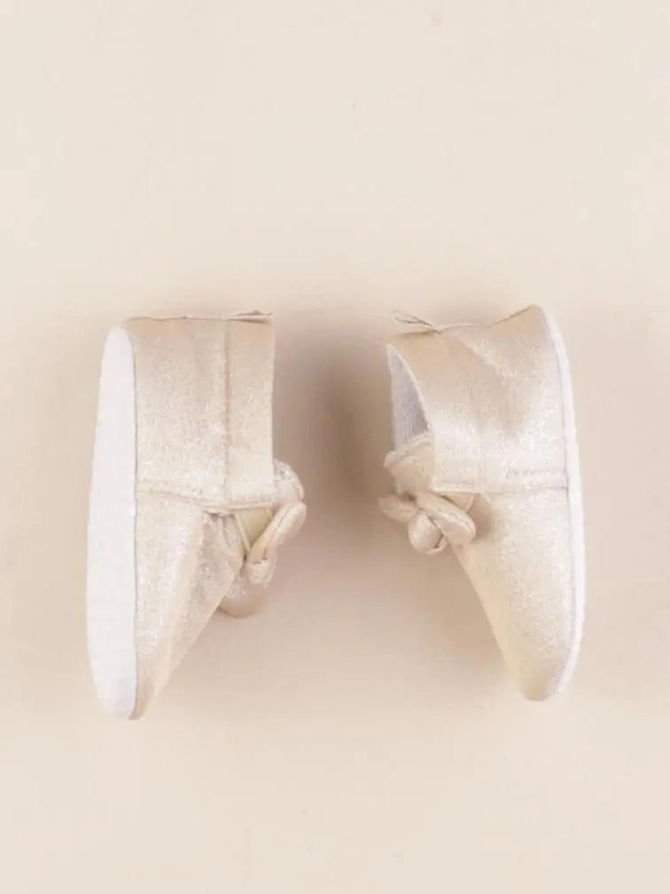 Vertbaudet - chaussons or - pointure 16/17