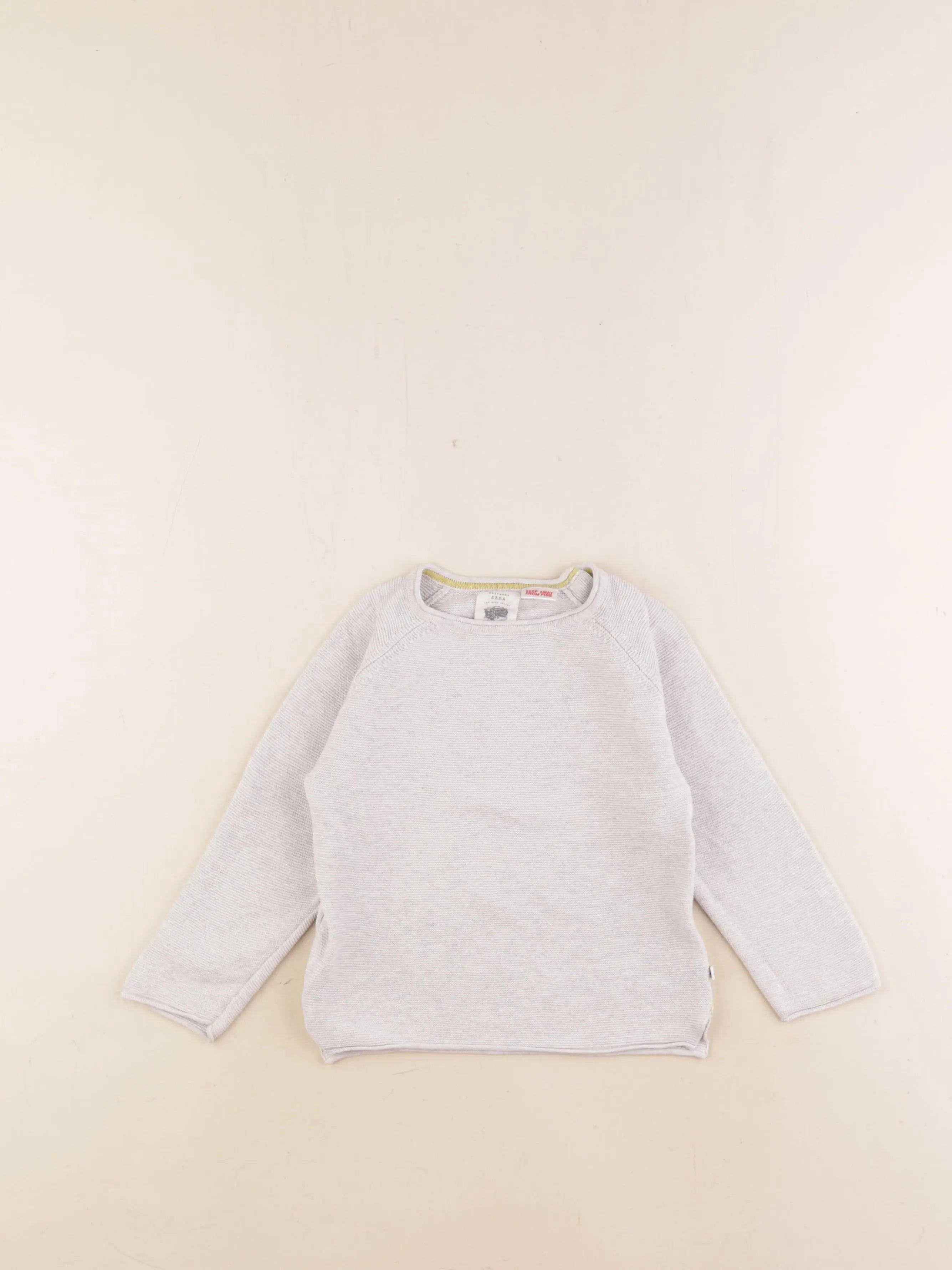 Zara - pull gris - 2/3 ans