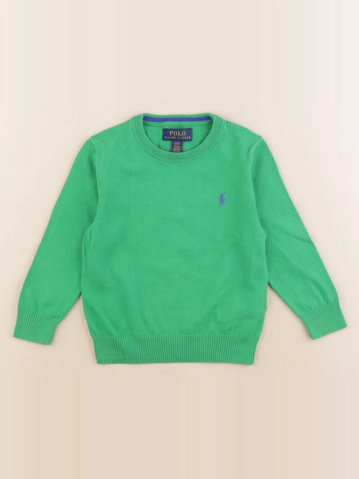 Ralph Lauren - pull vert - 2 ans
