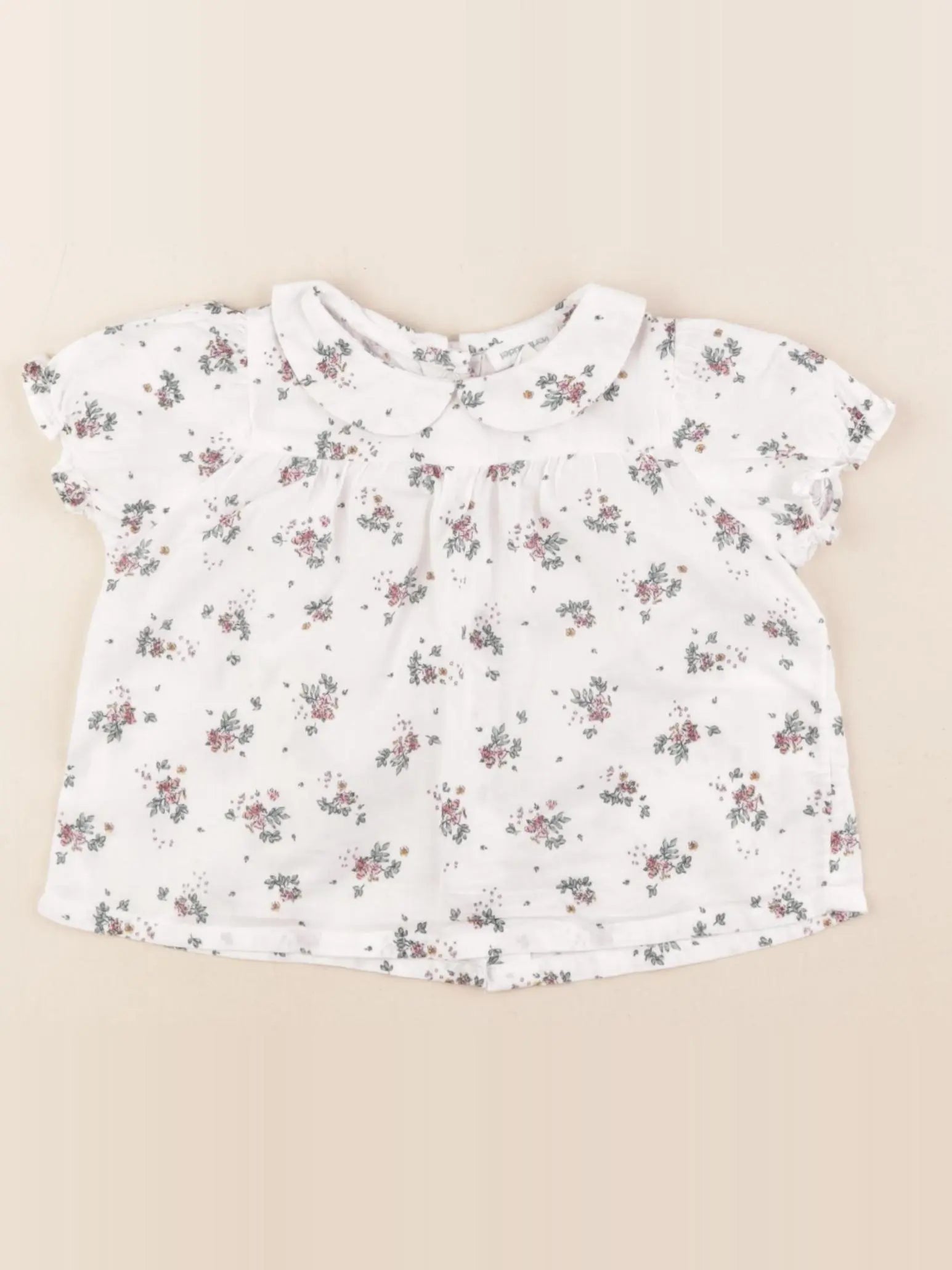 Vertbaudet - blouse multicolore - 9 mois