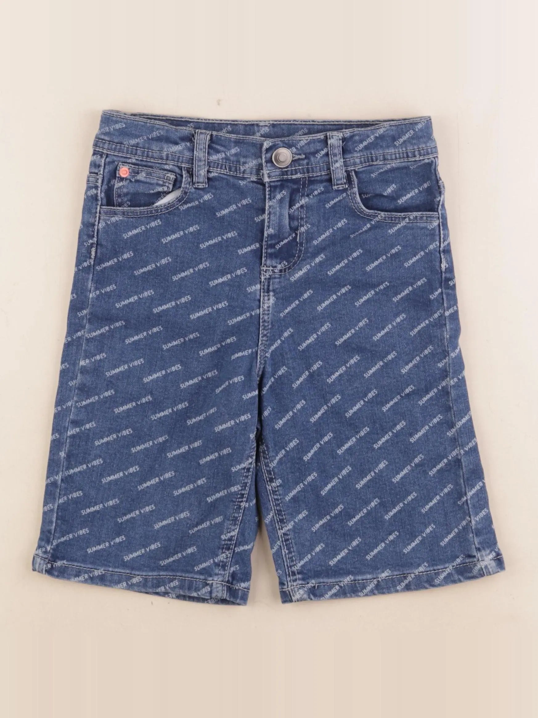 Little Cigogne - short bleu - 8 ans