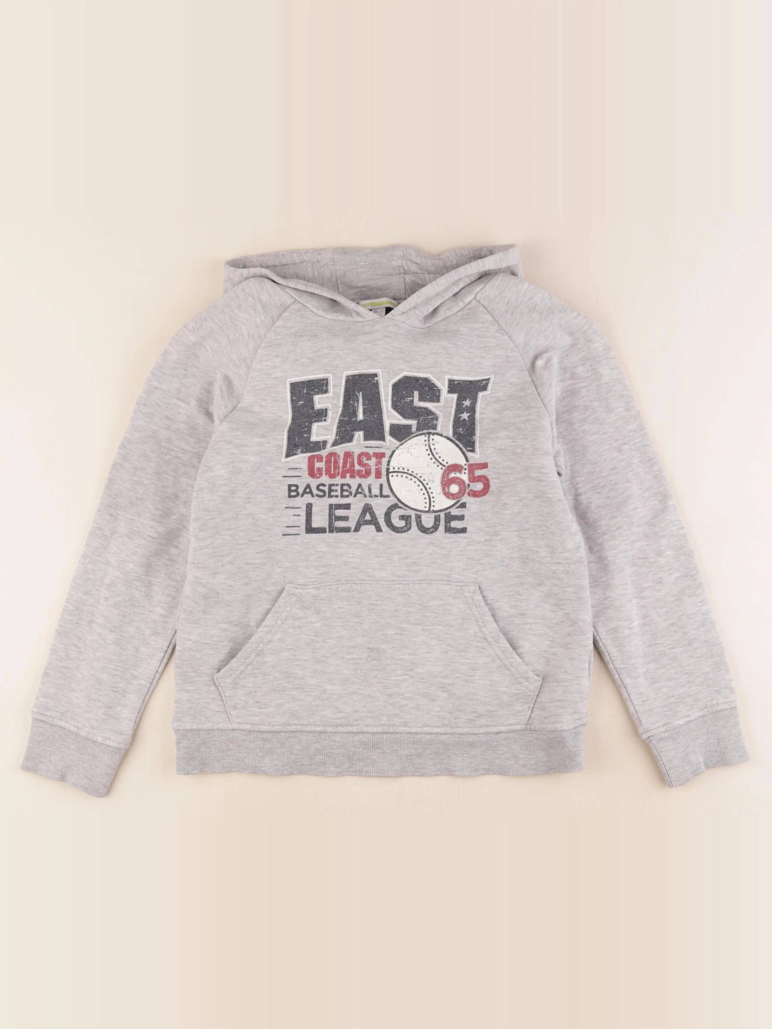 Vertbaudet - sweat gris - 8 ans