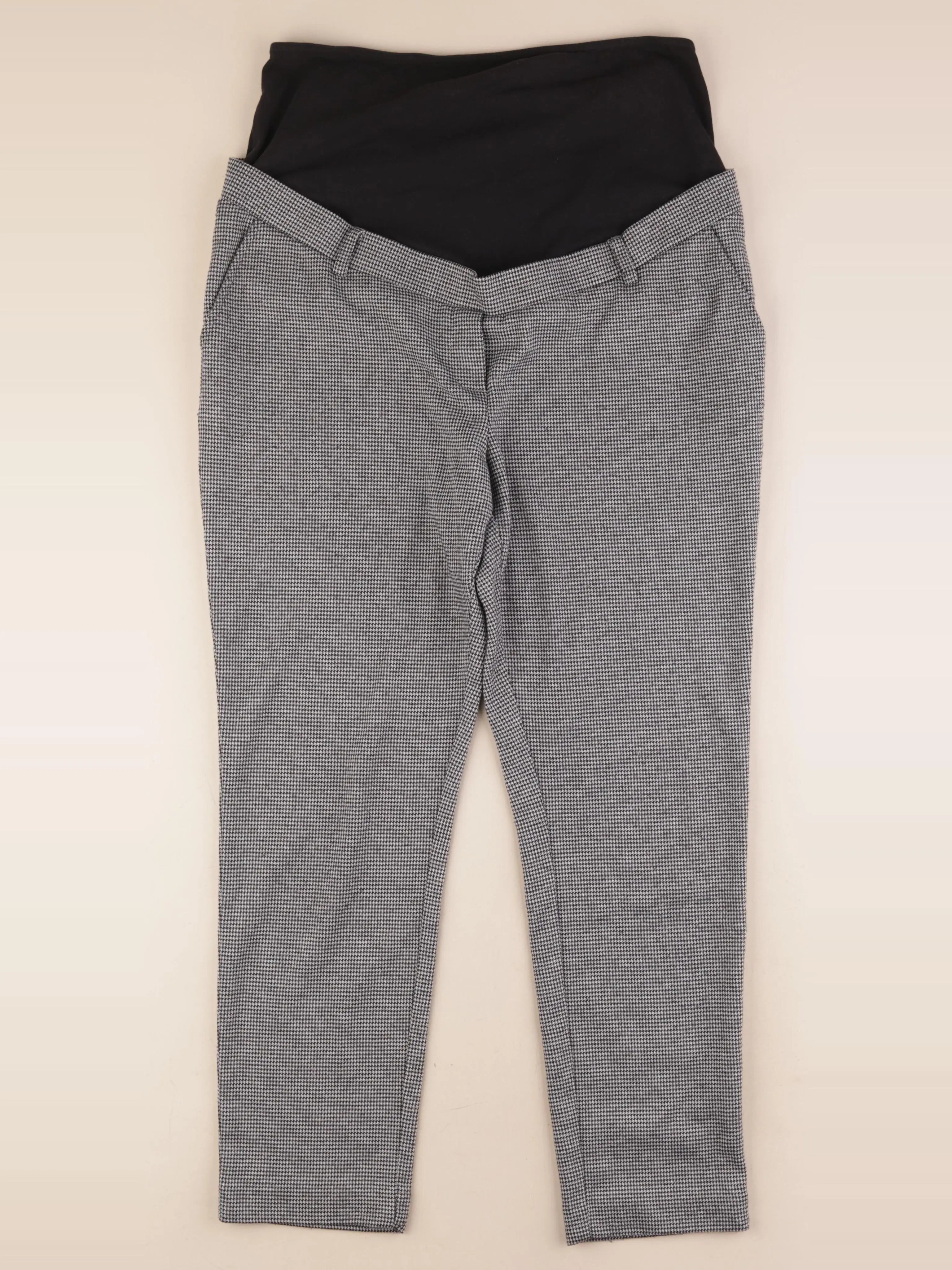 Kiabi - pantalon grossesse blanc, noir - 38 à 40