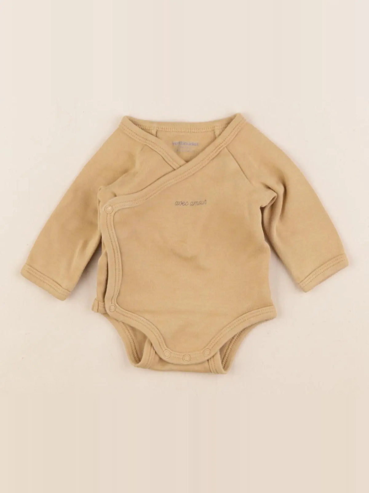 Vertbaudet - body jaune - 1 mois