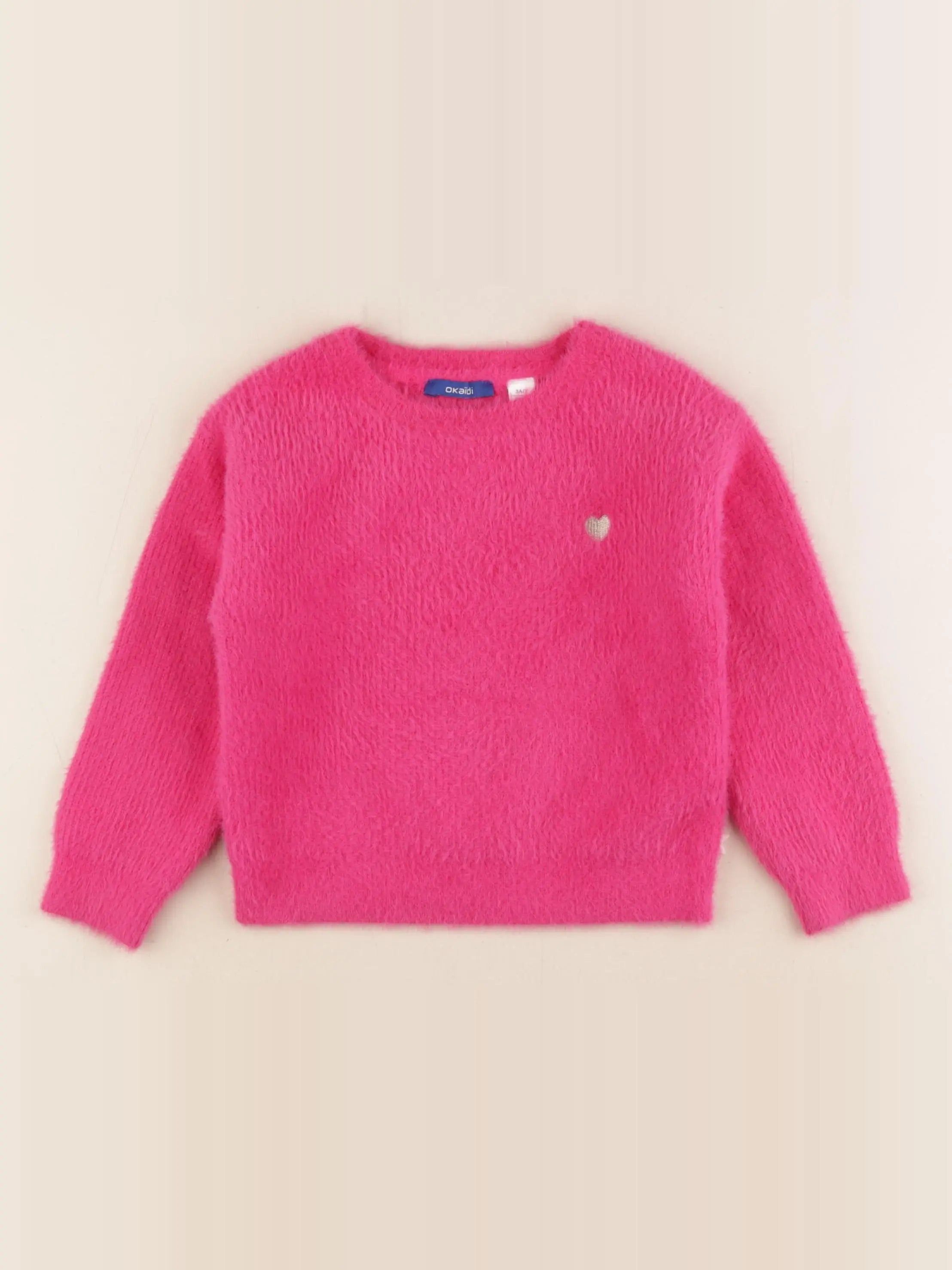 Okaidi - pull rose, or - 3 ans