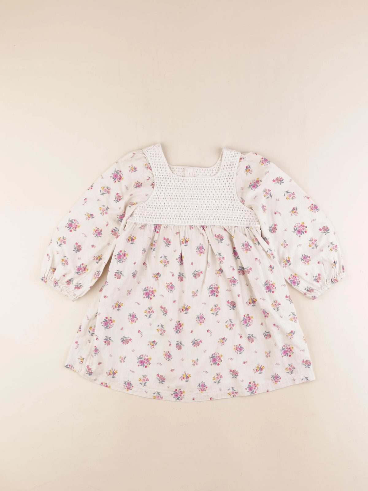 Zara - robe beige, rose - 5 ans