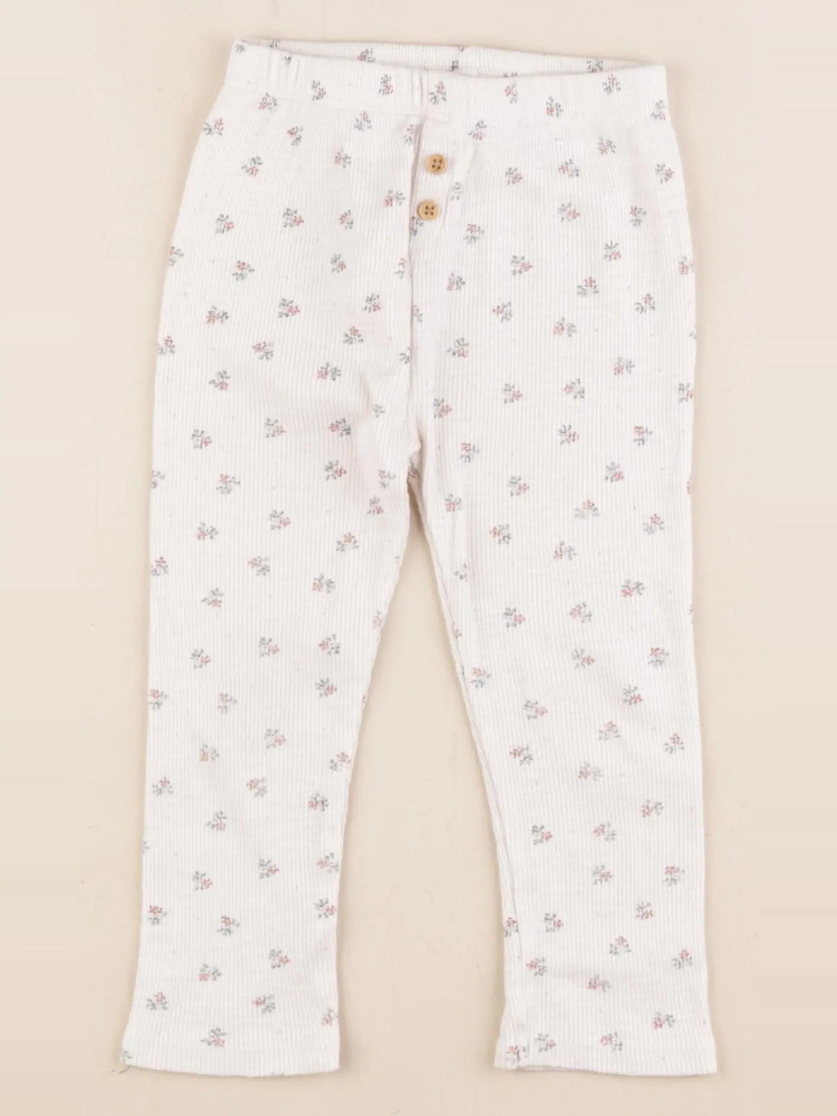 Vertbaudet - legging beige - 3 ans
