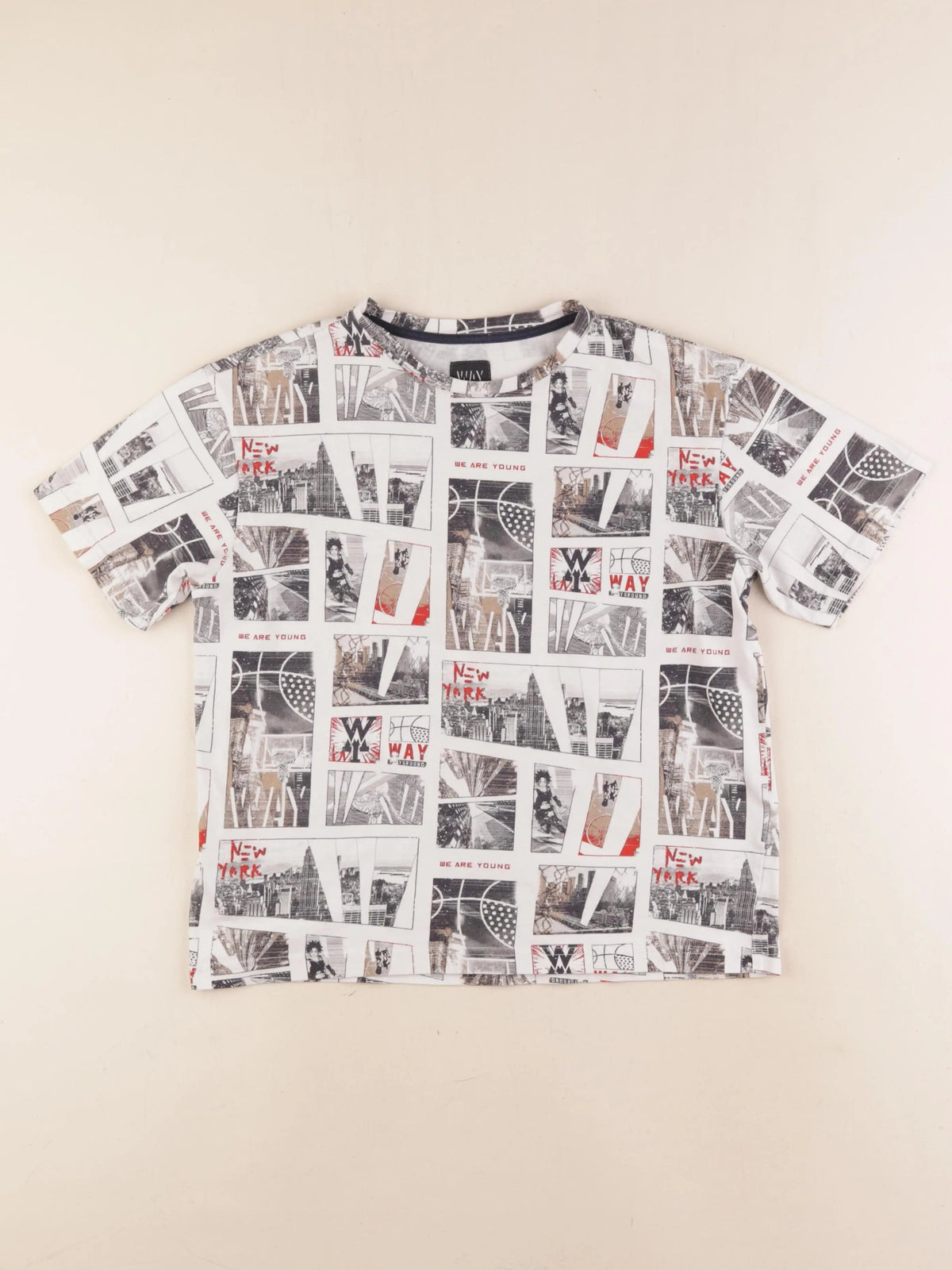 IKKS - tee-shirt imprimé au dos multicolore - 10 ans