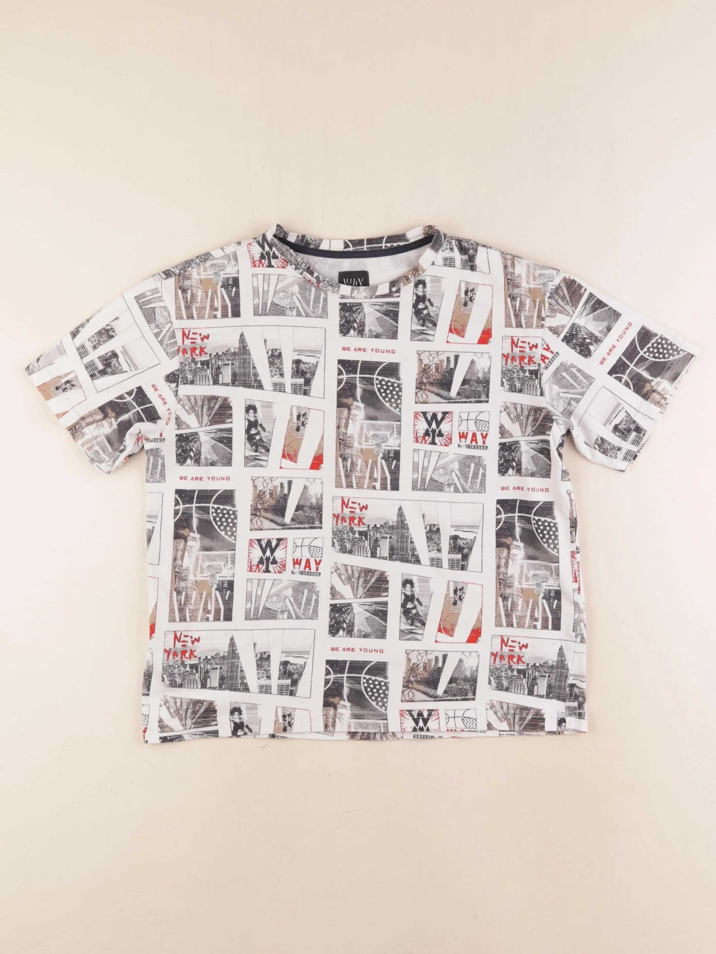 IKKS - tee-shirt imprimé au dos multicolore - 10 ans