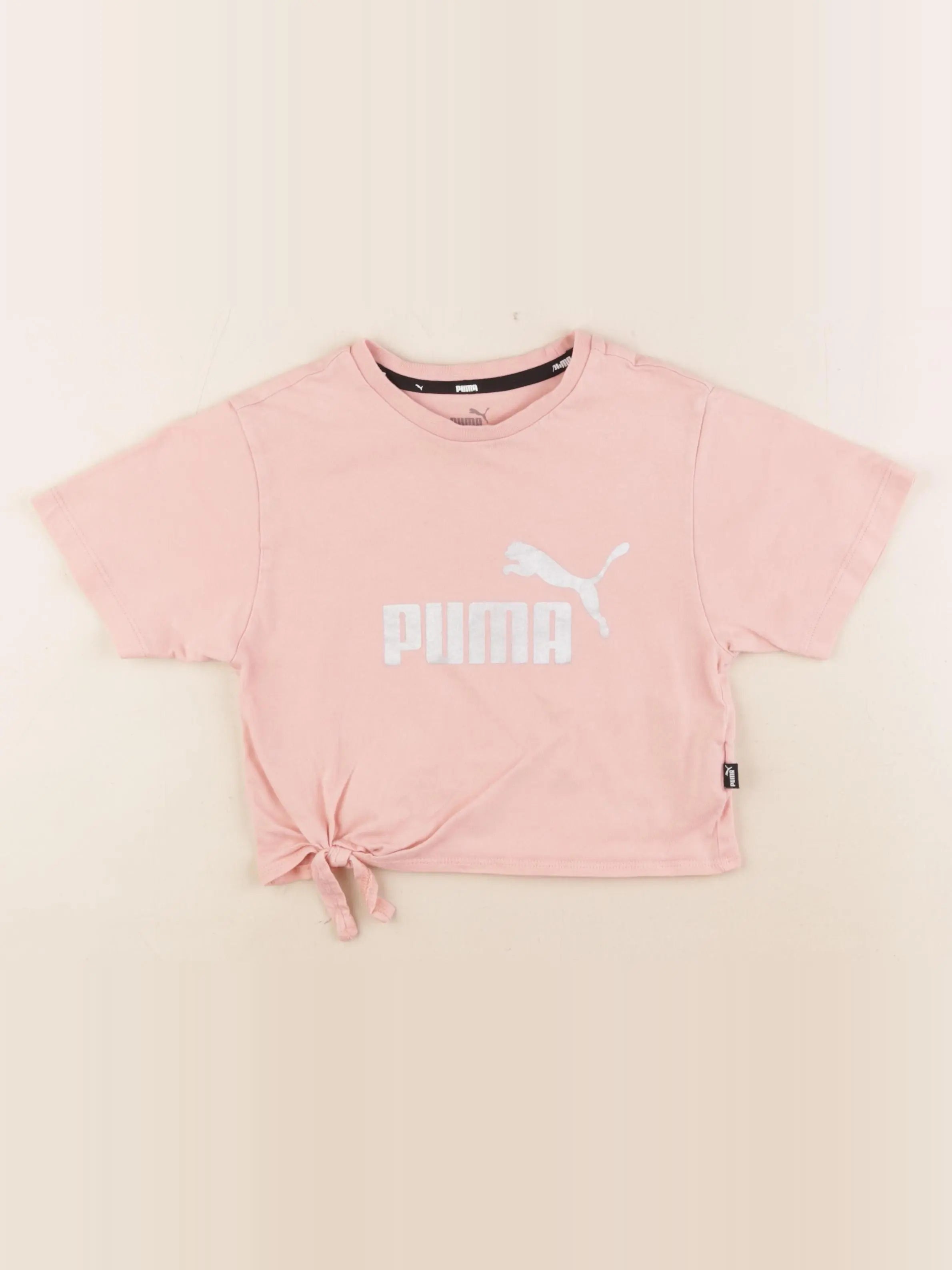 Puma - tee-shirt argent, rose - 5 ans