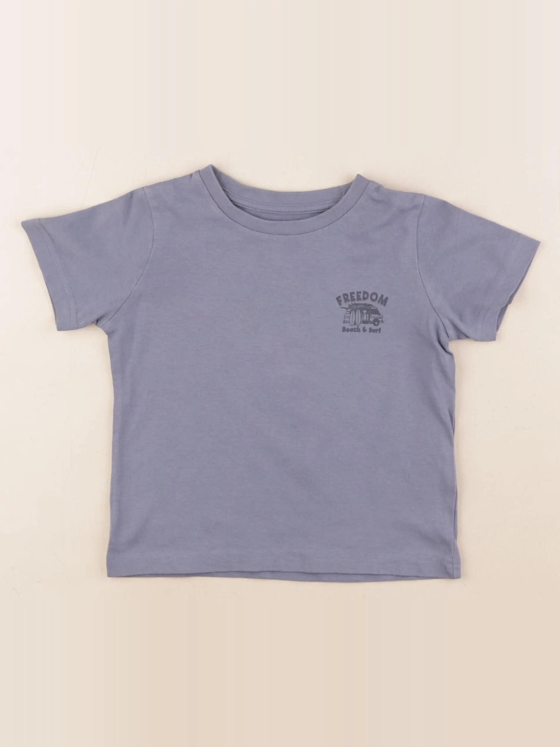 Vertbaudet - tee-shirt bleu - 3 ans