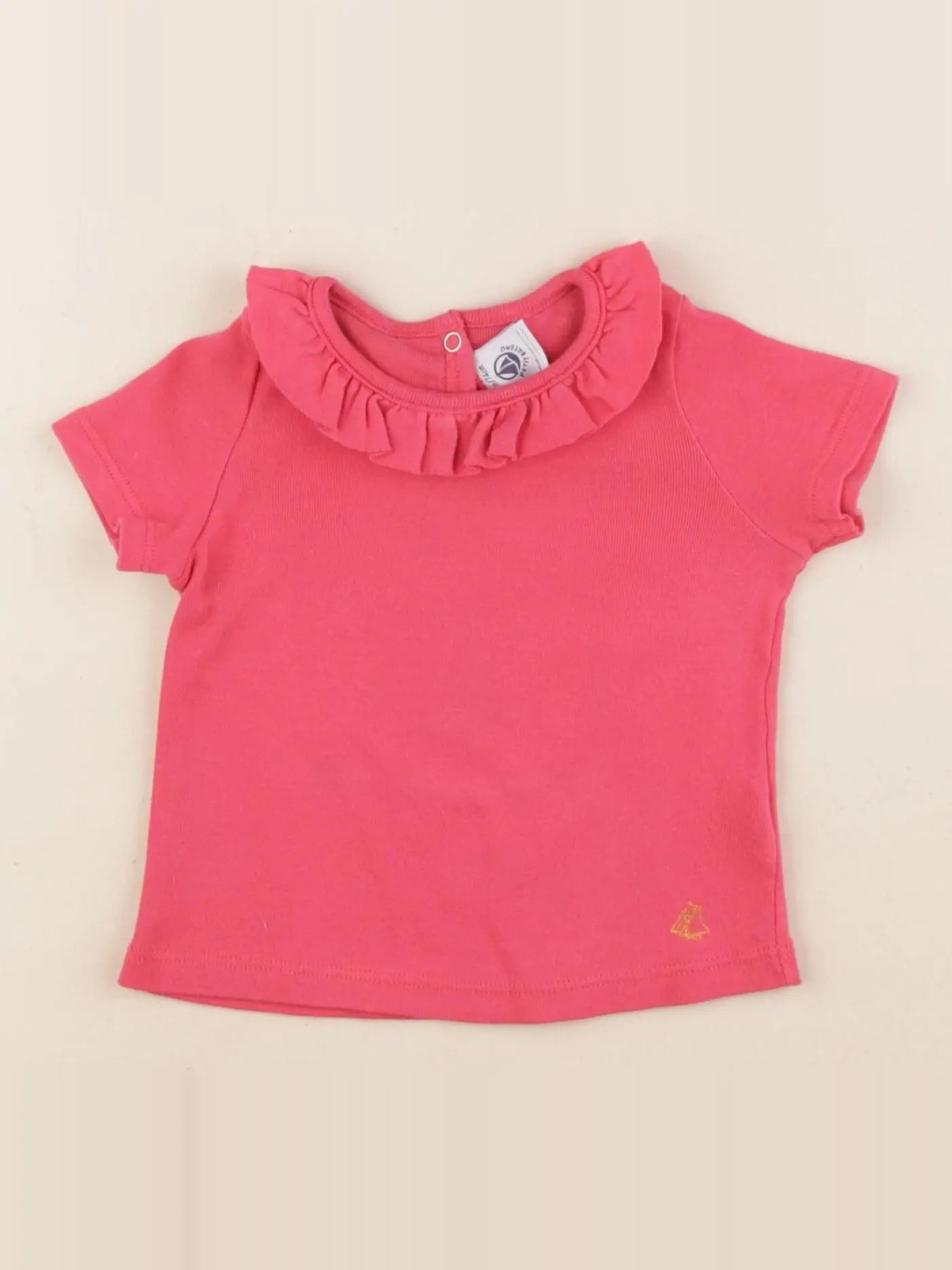 Petit Bateau - tee-shirt rose - 1 an