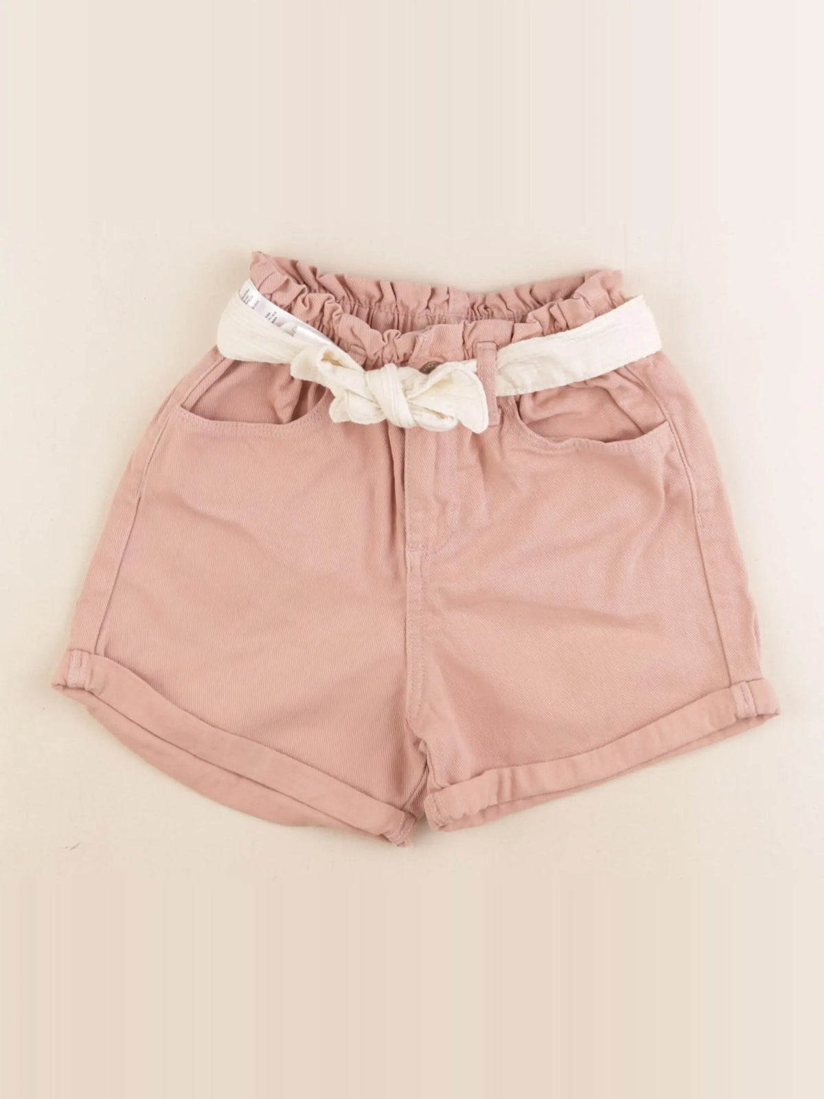 Vertbaudet - short rose - 7 ans