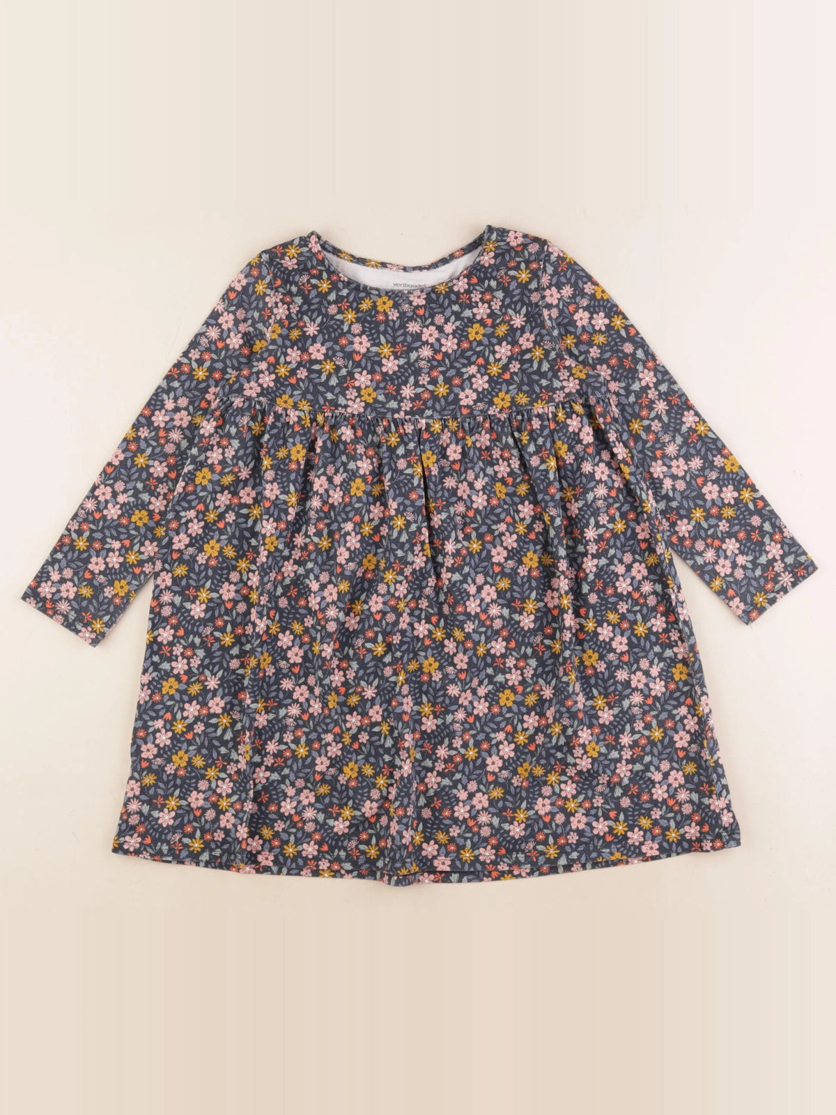 Vertbaudet - robe multicolore - 5 ans