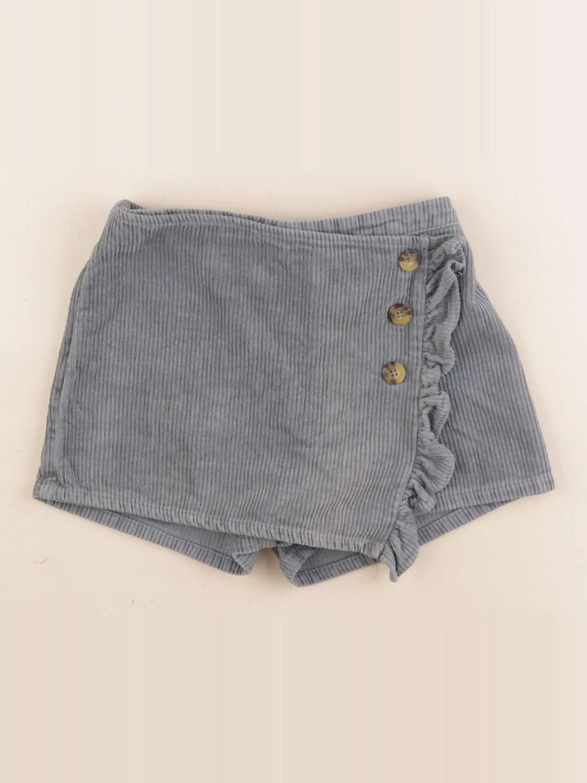 Vertbaudet - jupe short bleu - 5 ans