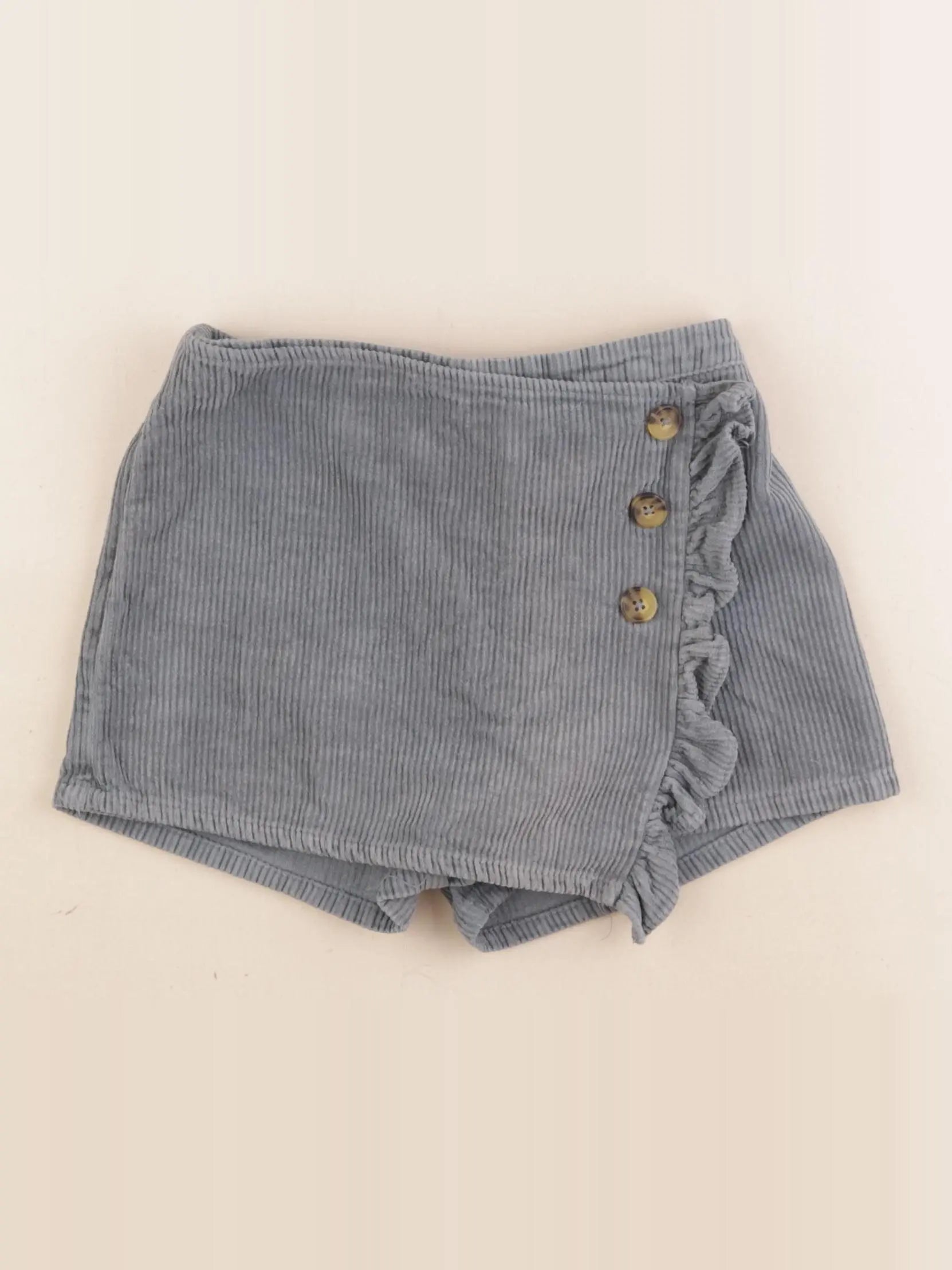 Vertbaudet - jupe short bleu - 5 ans