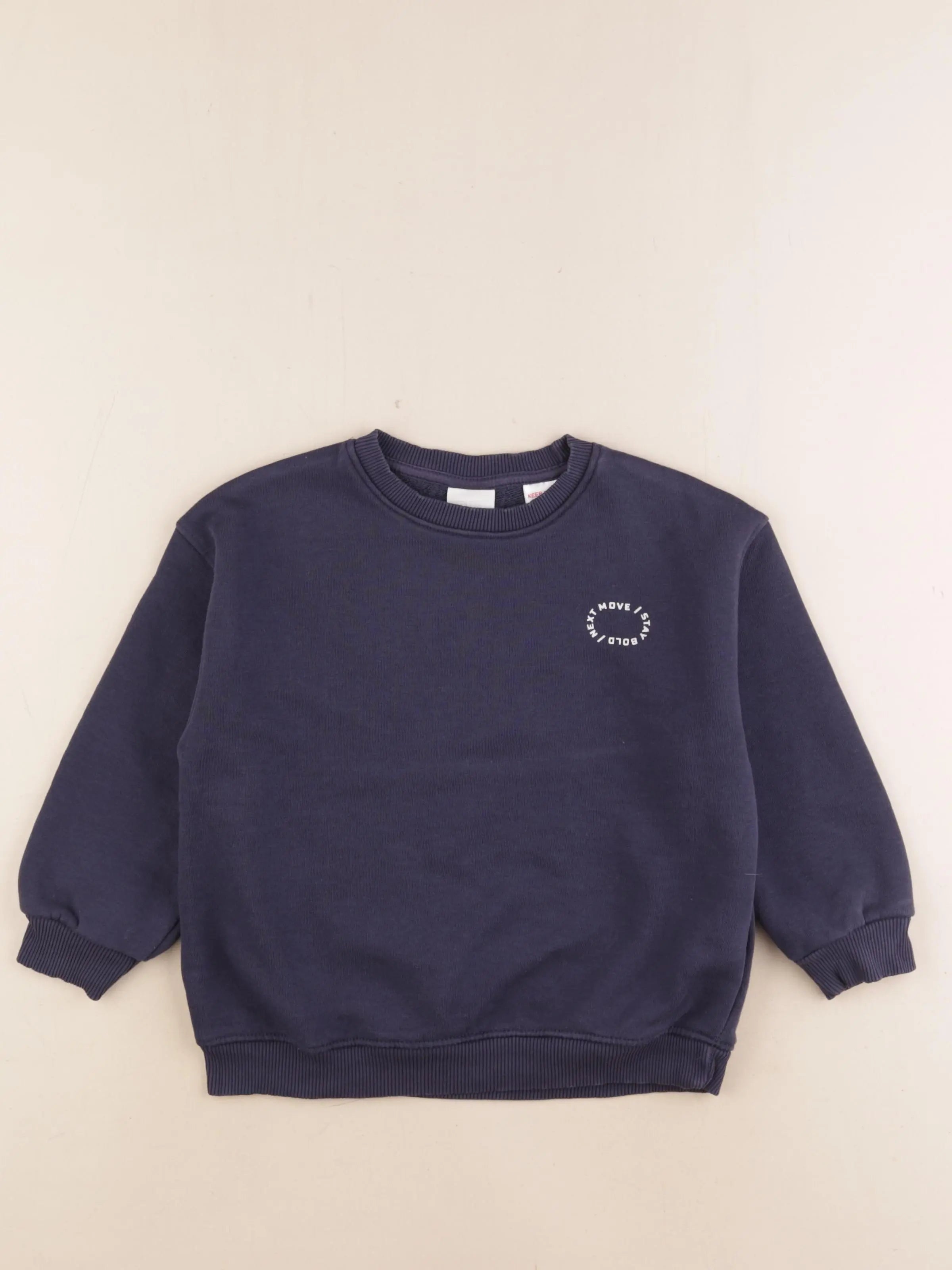 Zara - sweat bleu - 4 ans
