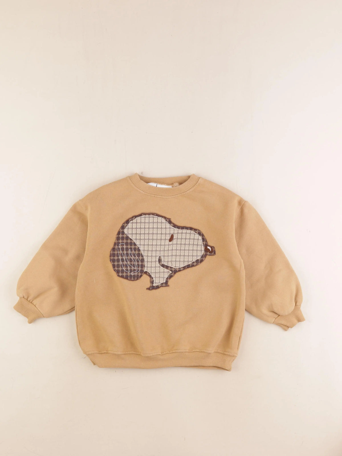Zara - sweat imprimé au dos marron - 4 ans