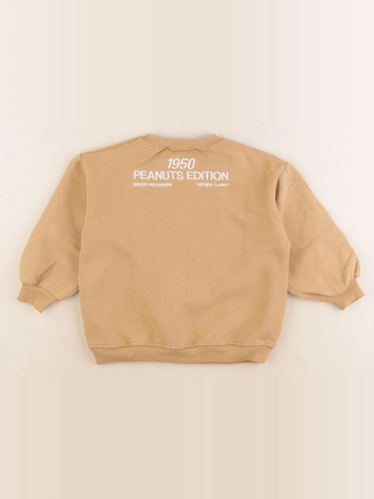 Zara - sweat imprimé au dos marron - 4 ans