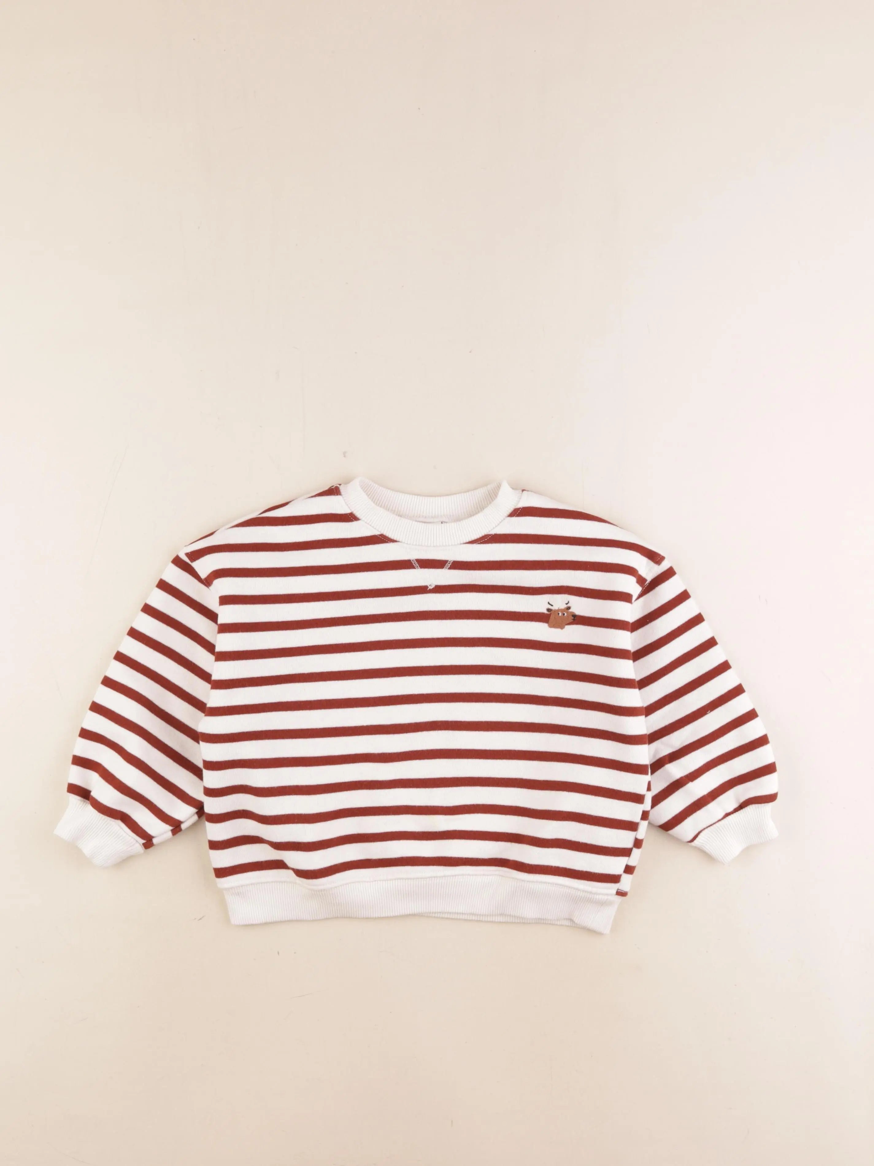 Zara - sweat marron - 4 ans
