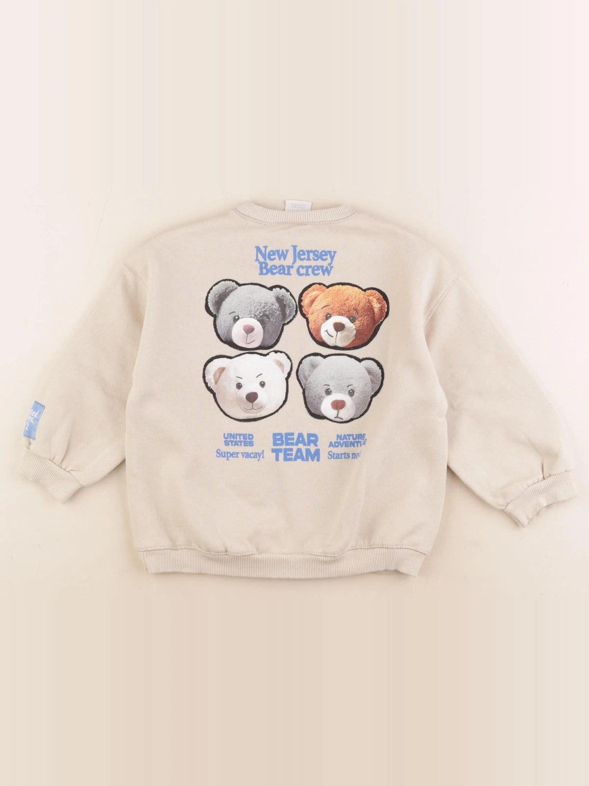 Zara - sweat beige - 4 ans