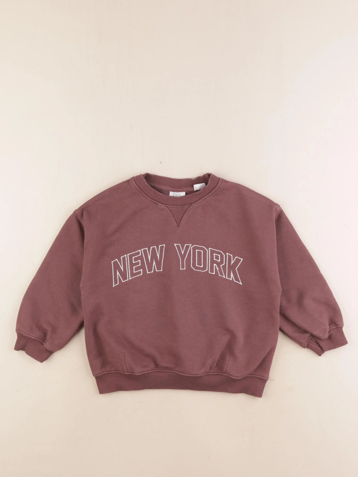 Zara - sweat marron - 4 ans