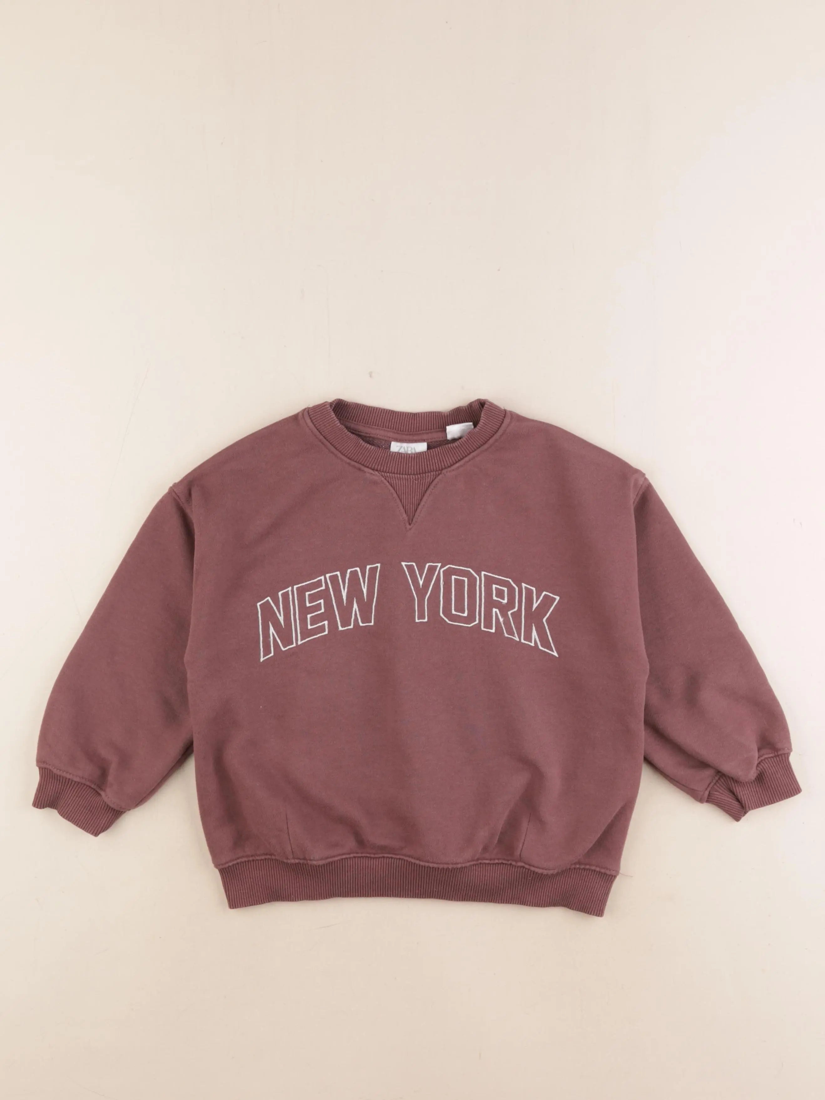 Zara - sweat marron - 4 ans